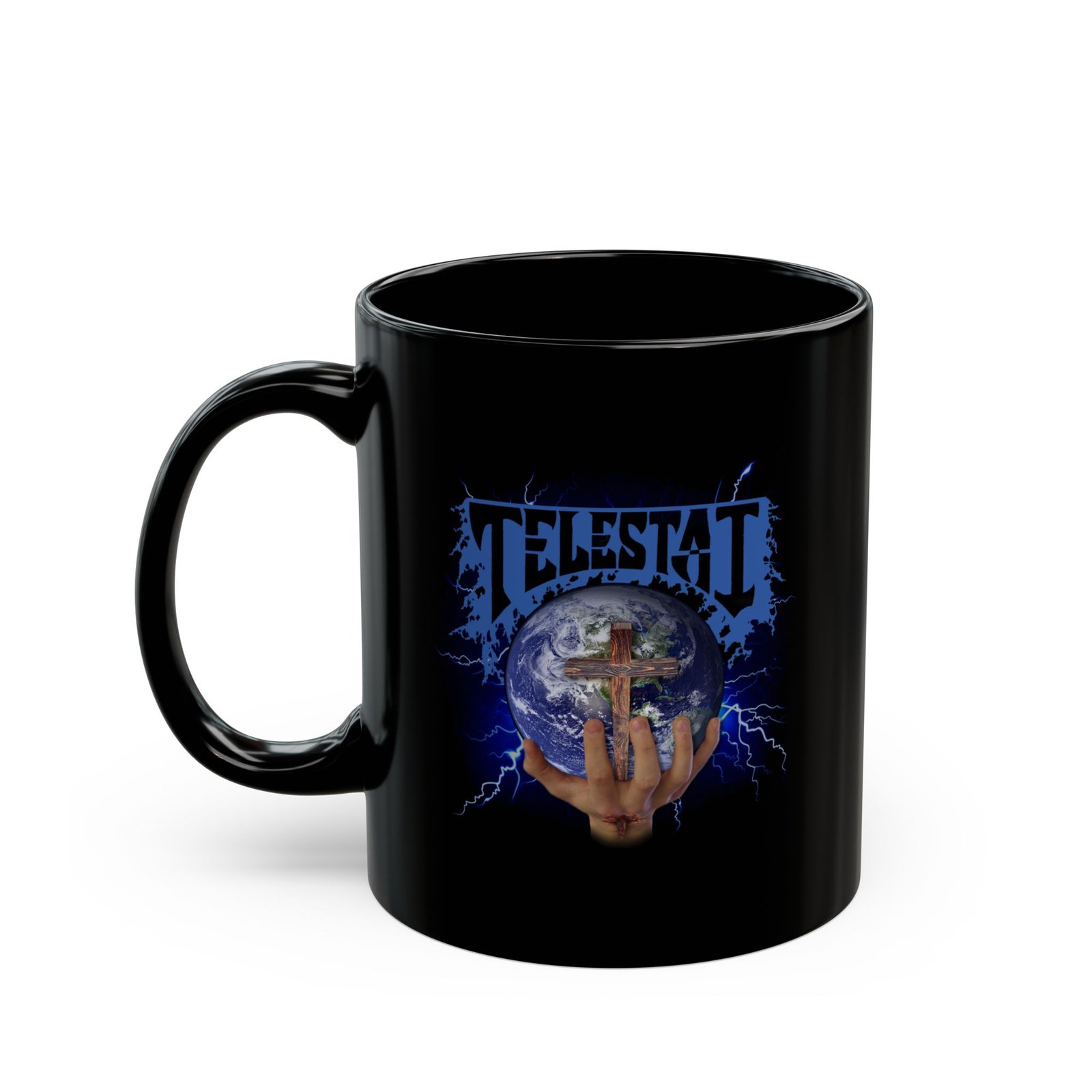 Telestai 11oz Black Mugs