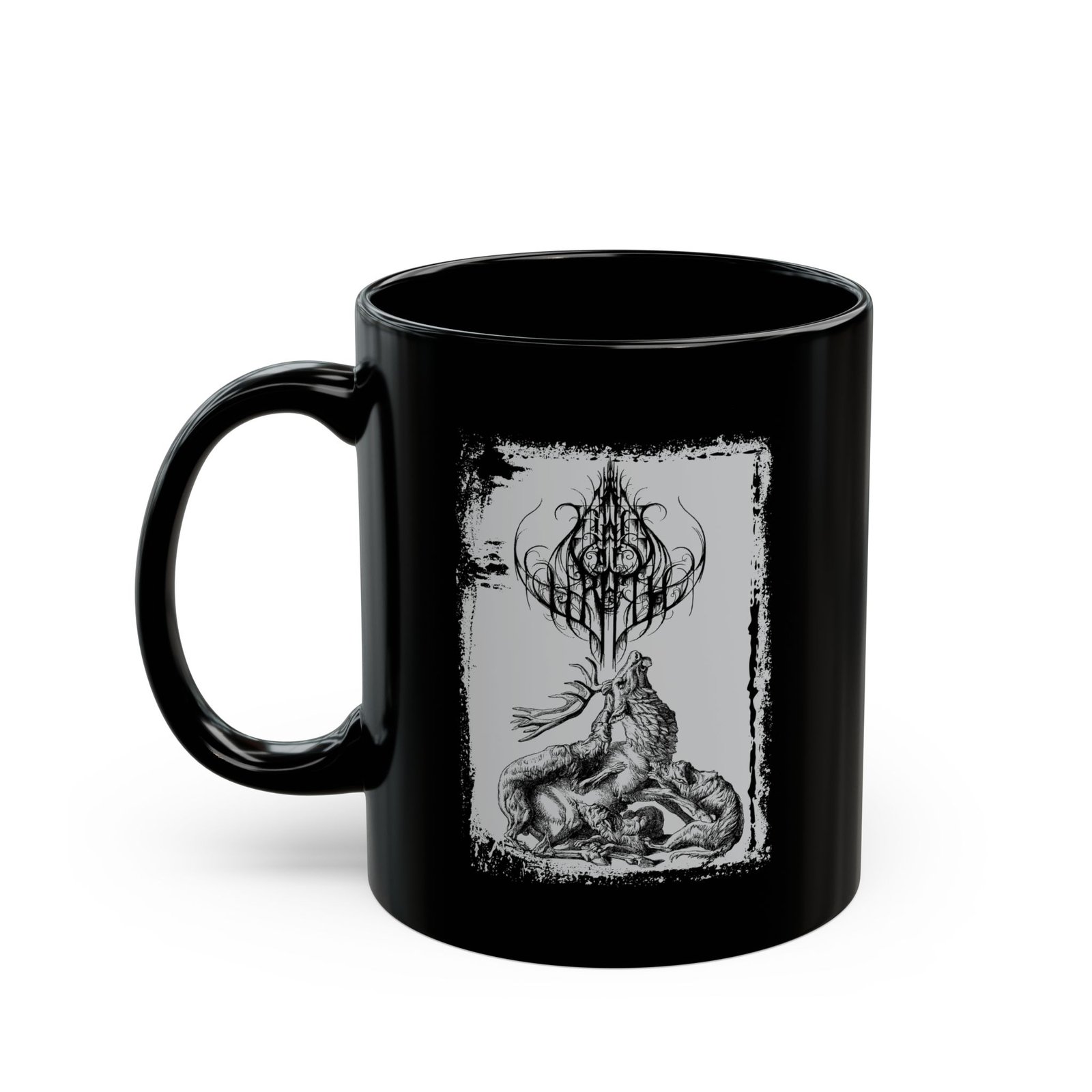 Vials Of Wrath - Wolves 11oz Black Mugs