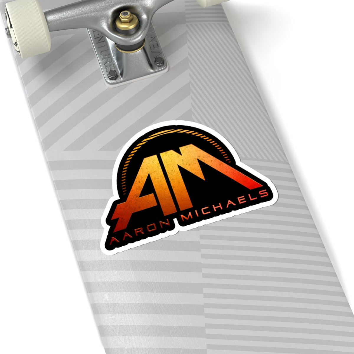 Aaron Michaels AM Logo Die Cut Stickers