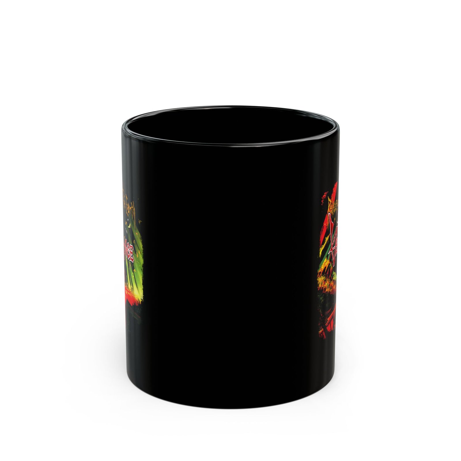 Vengeance Rising - Released Upon The Earth 11oz Black Mugs - Image 2