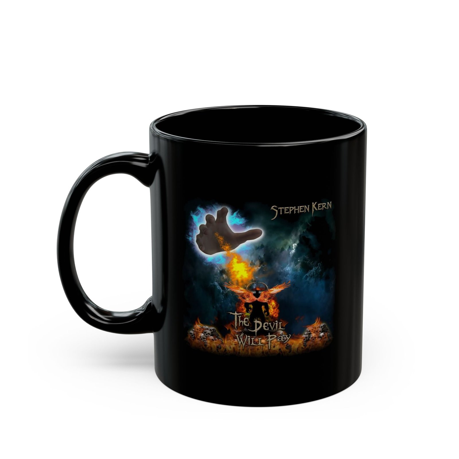 Stephen Kern - The Devil Will Pay 11oz Black Mugs