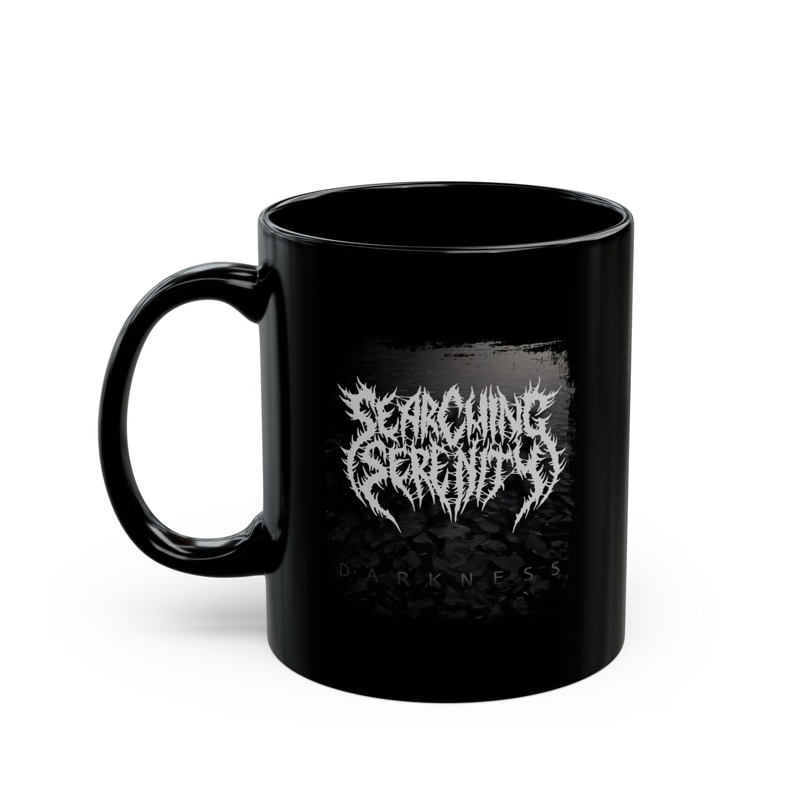 Searching Serenity - Darkness 11oz Black Mugs