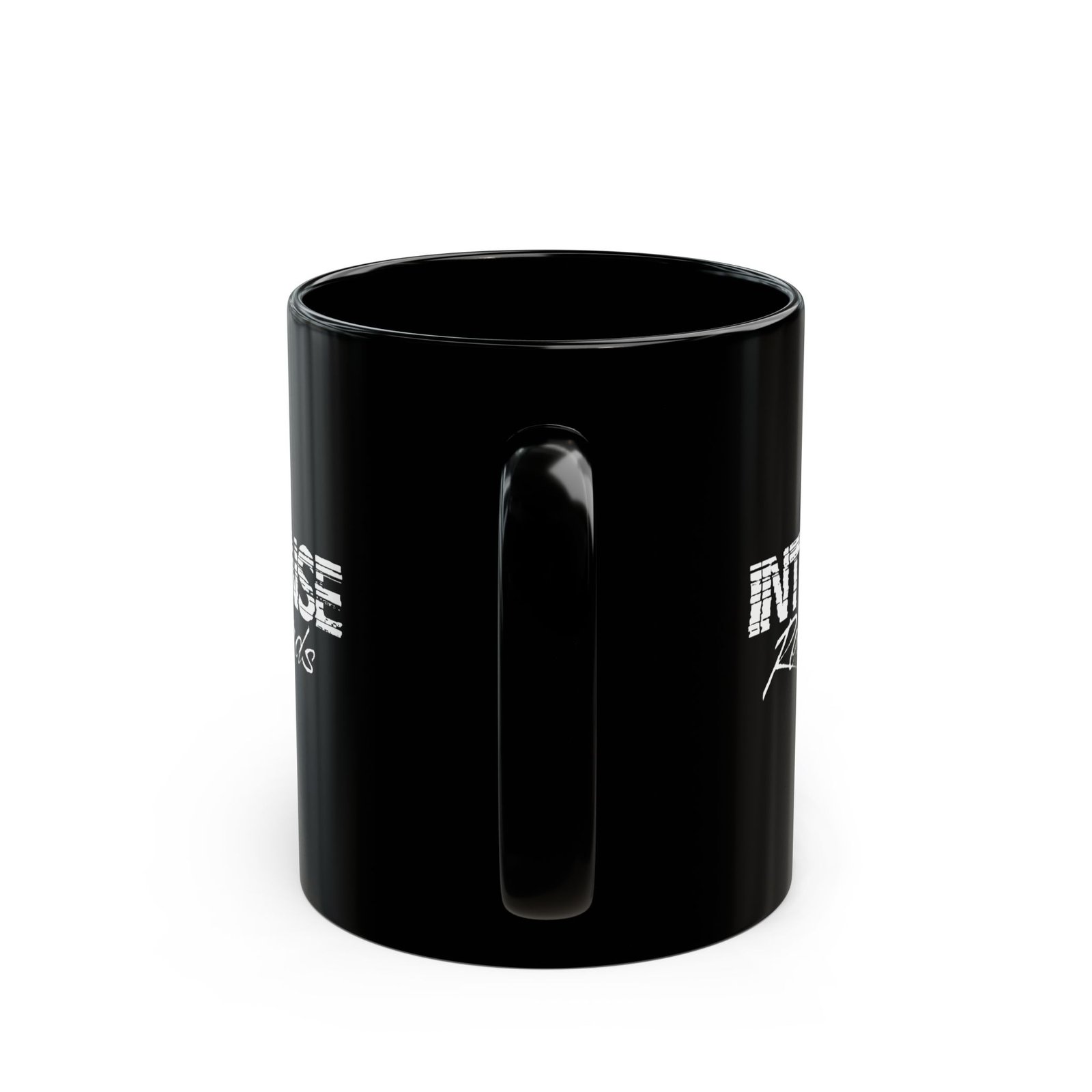 Intense Records 11oz Black Mugs - Image 4