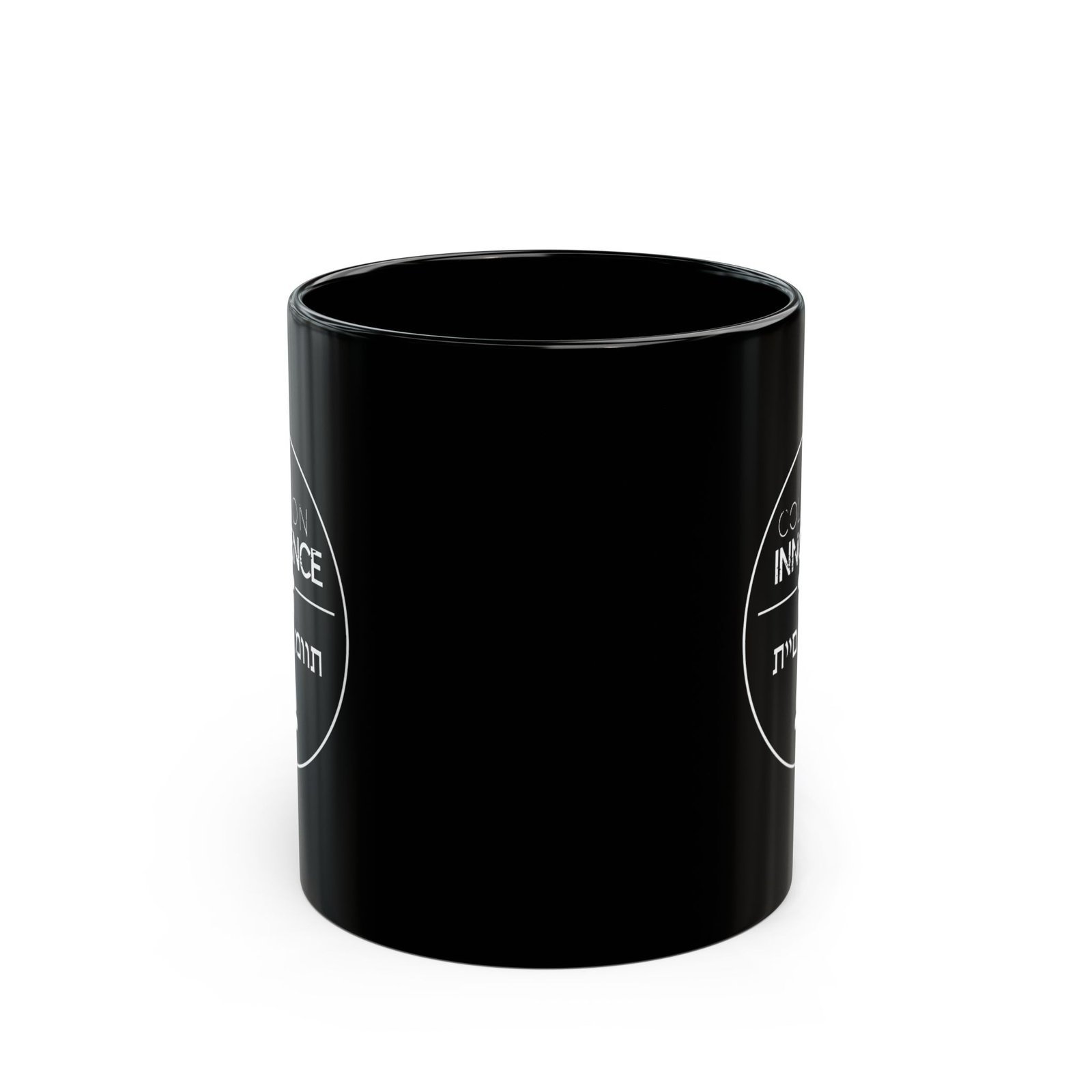 Collision Of Innocence Hourglass 11oz Black Mugs - Image 2