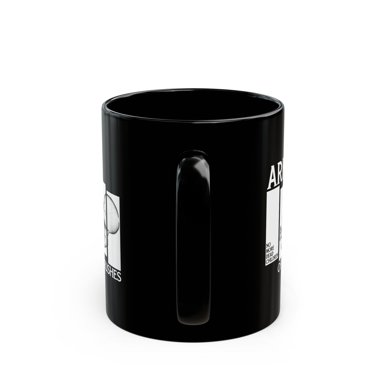 Arks Of Bulrushes NMDC 11oz Black Mugs - Image 4