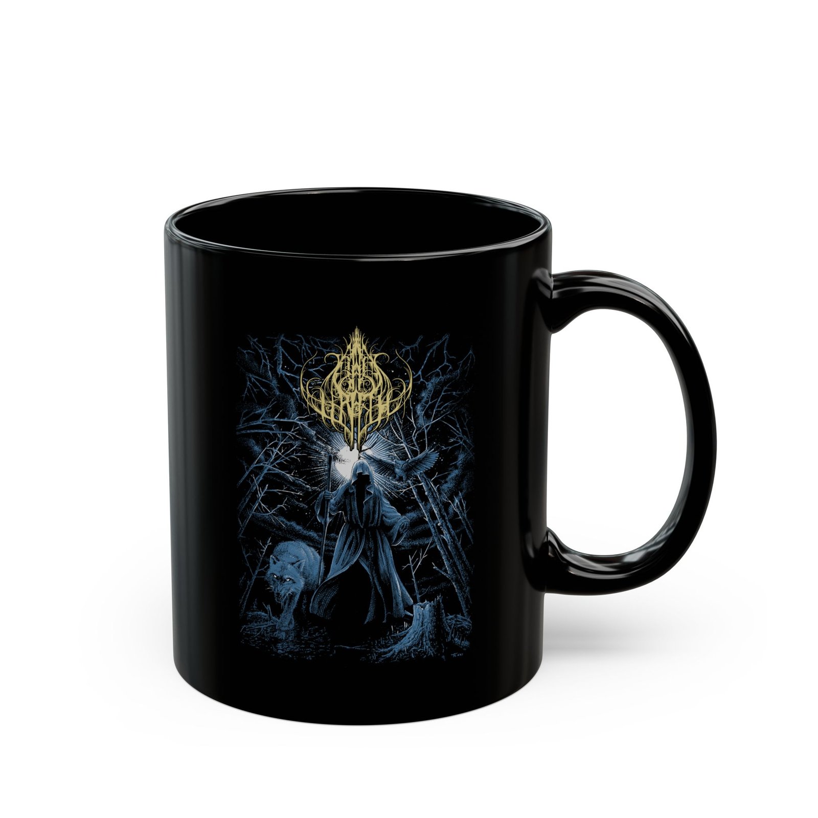 Vials Of Wrath - Companions 11oz Black Mugs - Image 3