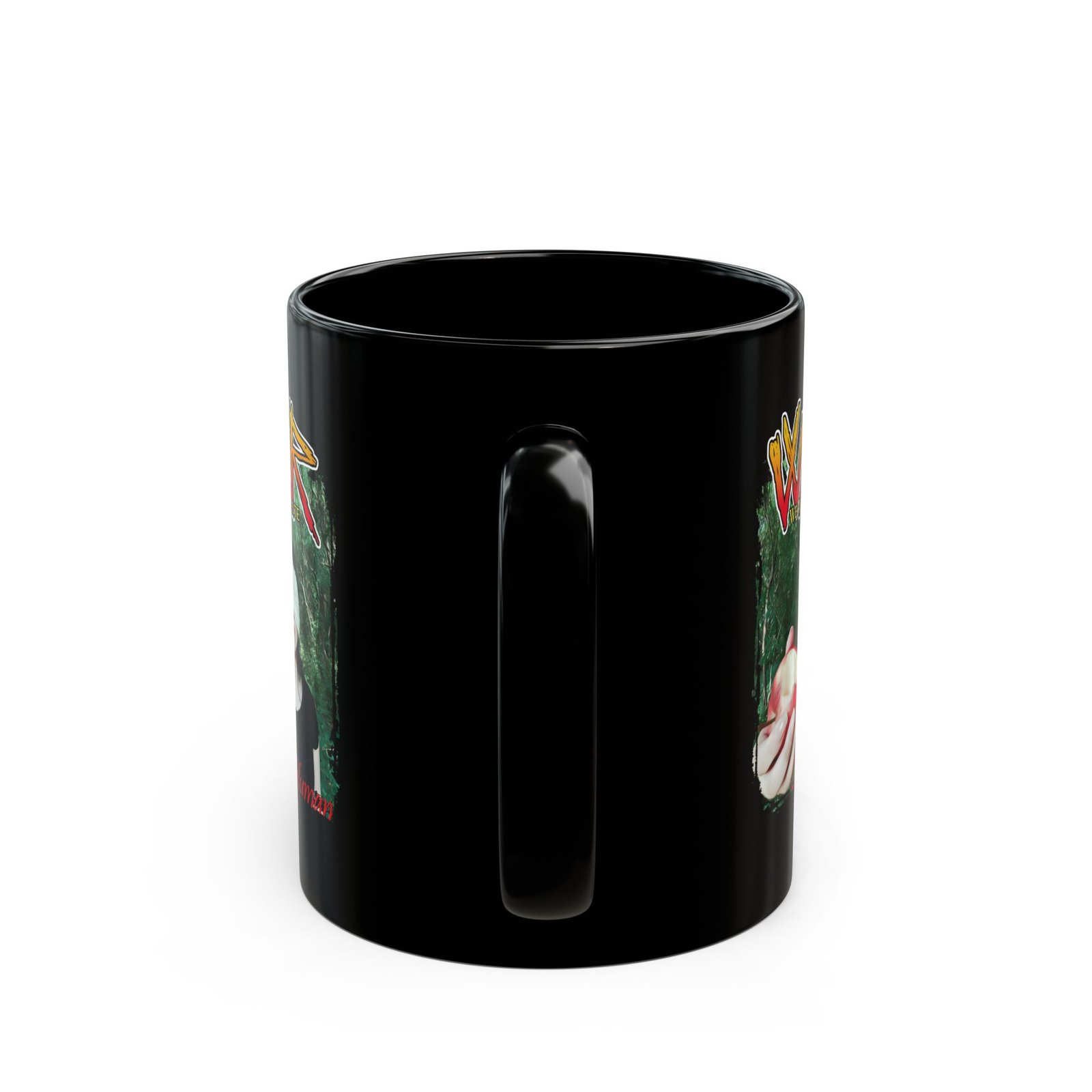 We Are Resolute - Only Human 11oz Black Mugs - Image 4