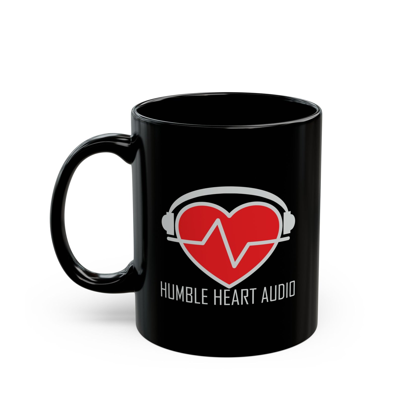 Humble Heart Audio 11oz Black Mugs