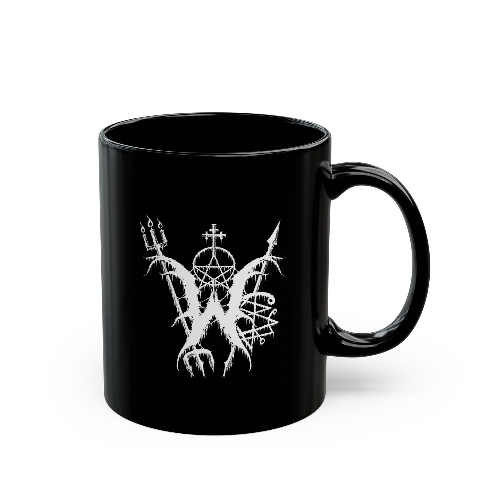 Witchery Suicide - The Decapitation Of Baphomet 11oz Black Mugs - Image 3