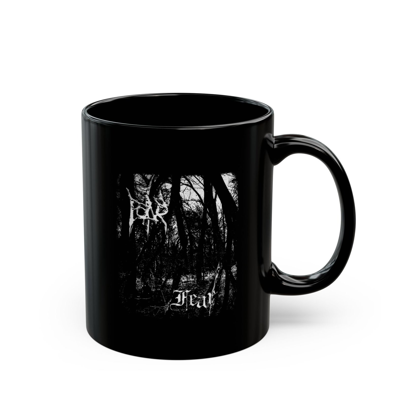 Pozar - Fear 11oz Black Mugs - Image 3