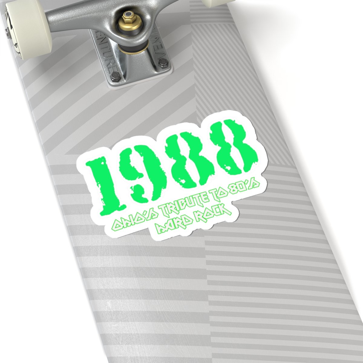 1988 Logo (Green And White) Die Cut Stickers