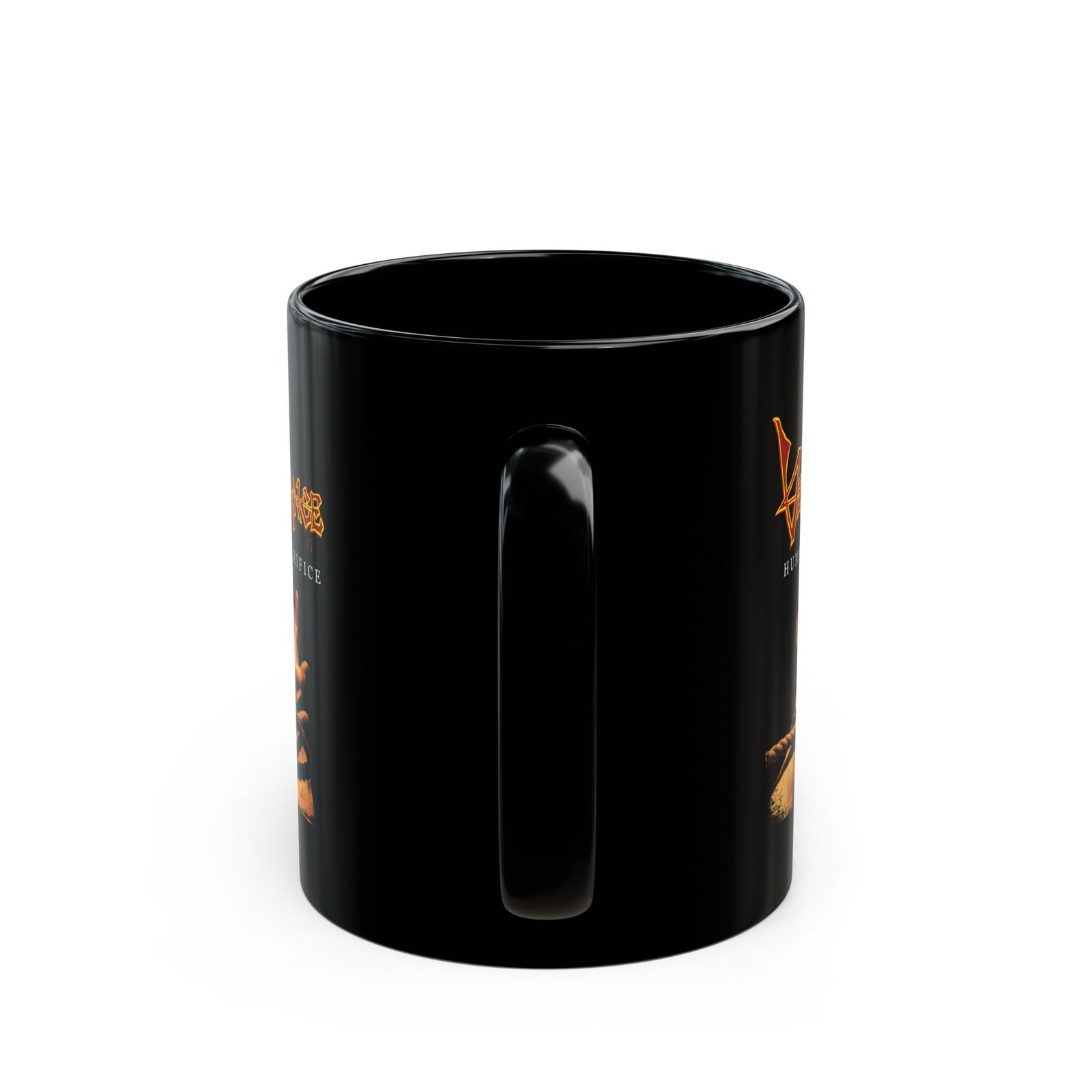 Vengeance Rising - Human Sacrifice 11oz Black Mugs - Image 4