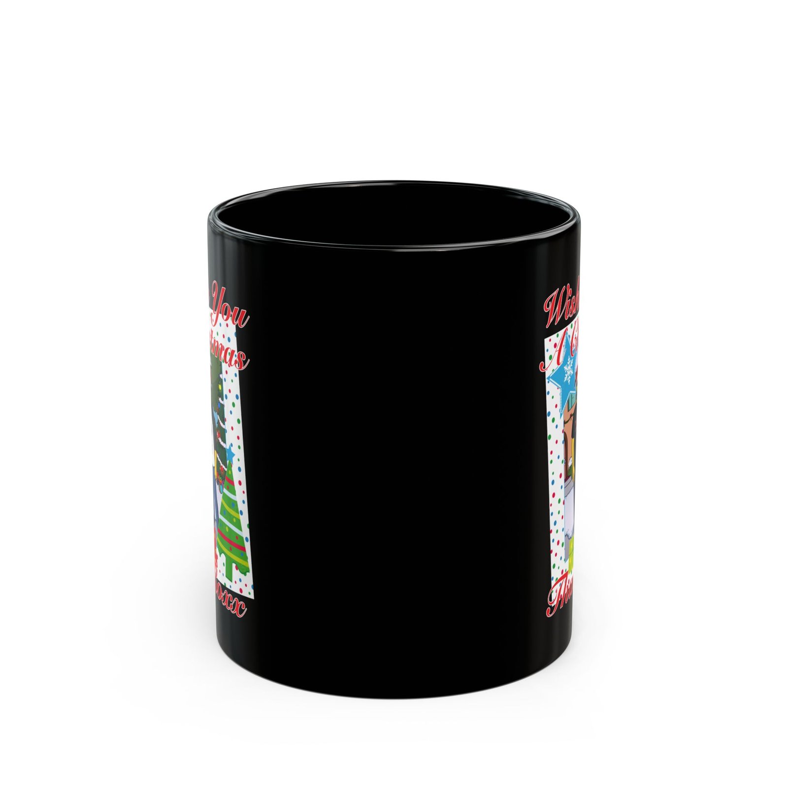 Roxx Productions - Christmas That Roxx 11oz Black Mugs - Image 2