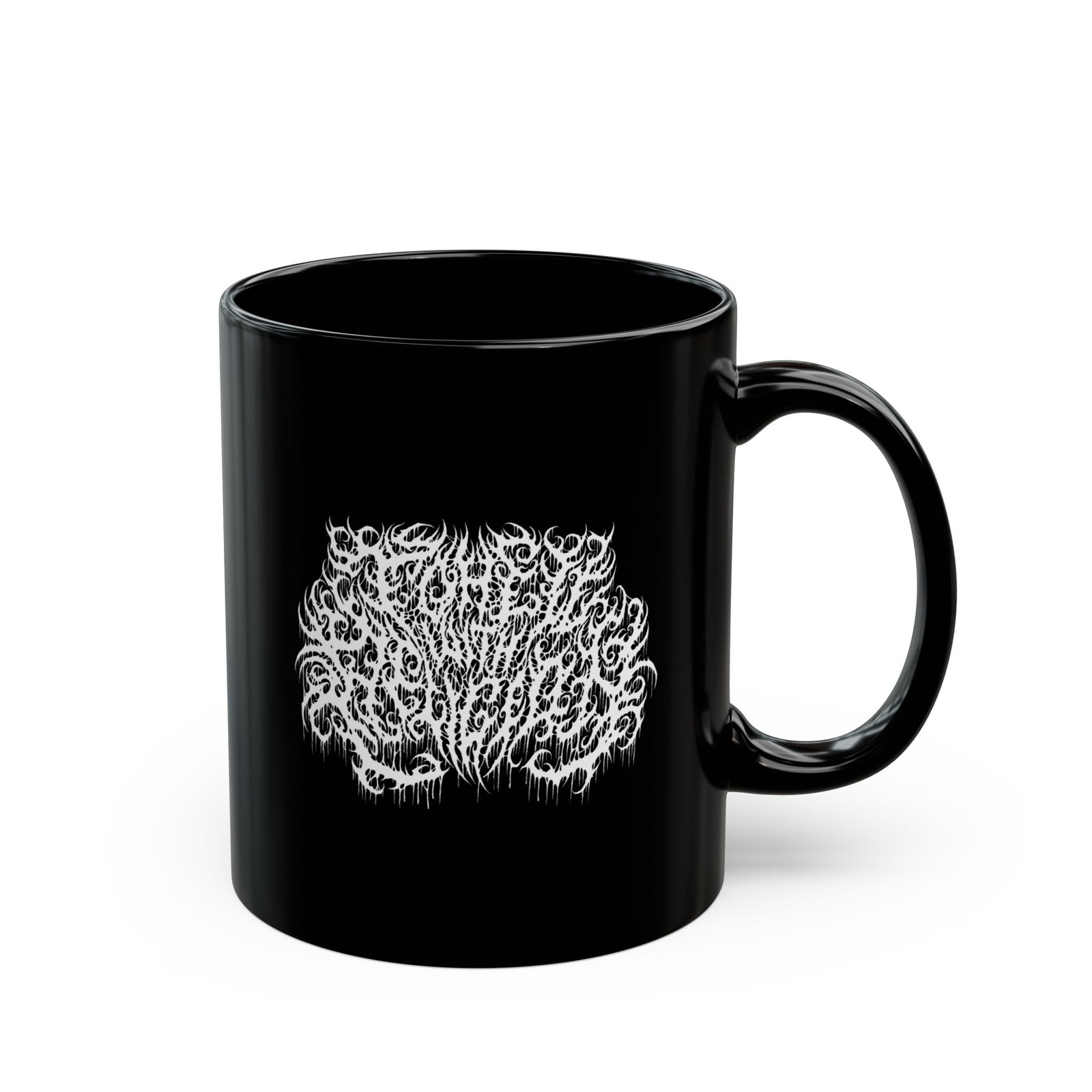 To Hell With Religion 11oz Black Mugs - Image 3