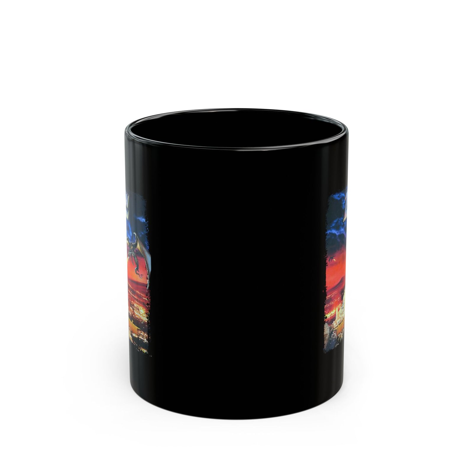 Zion - Thunder From The Mountain 2.0 11oz Black Mugs - Image 2