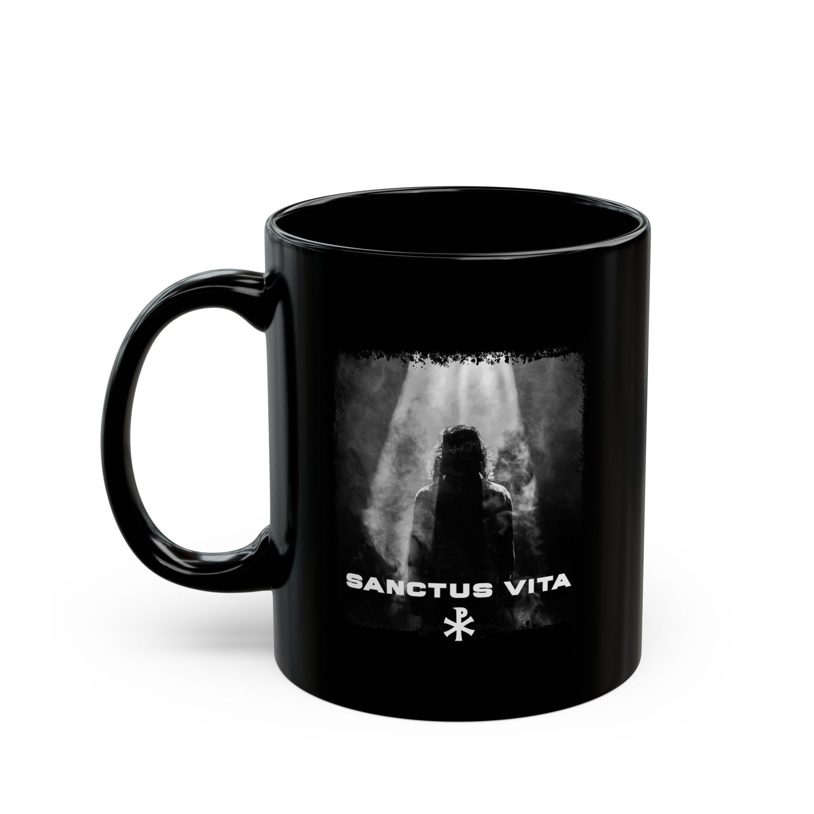 Sanctus Vita 11oz Black Mugs