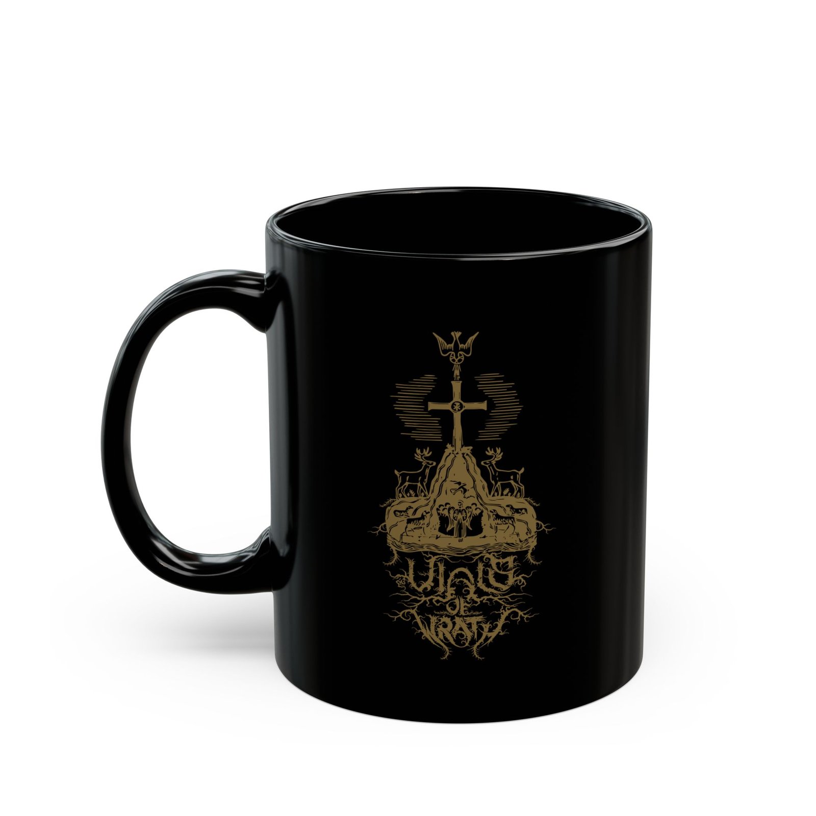 Vials Of Wrath - Divinity 11oz Black Mugs