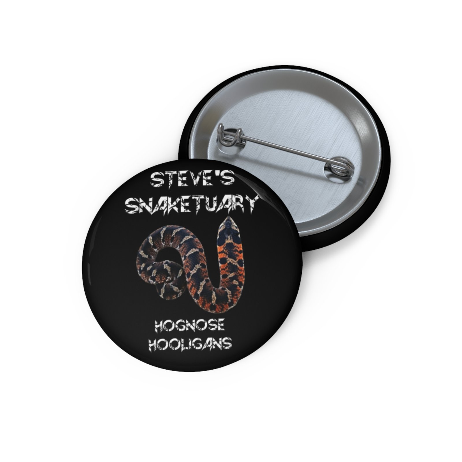 Steve's Snaketuary - Hognose Hooligans Pin Buttons