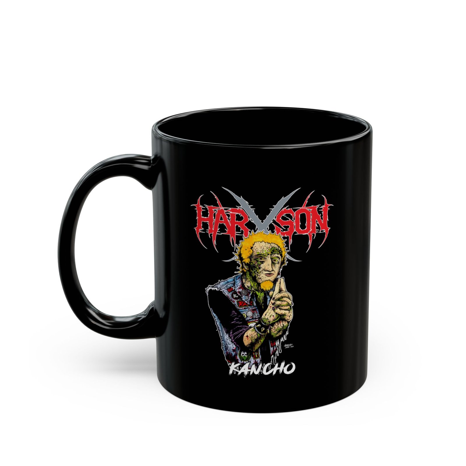 HarXson - Kancho 11oz Black Mugs