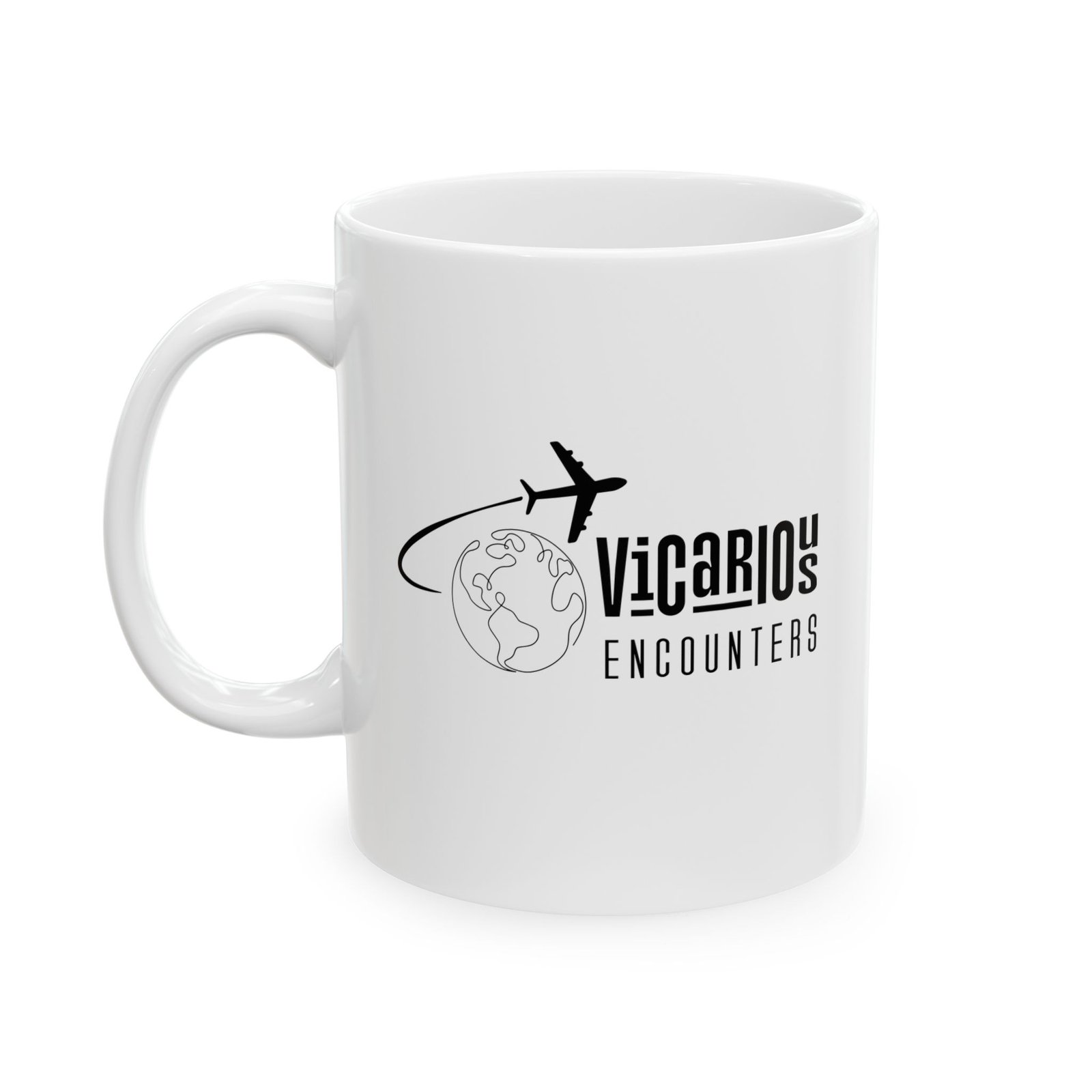Vicarious Encounters Logo 15oz Ceramic Mug