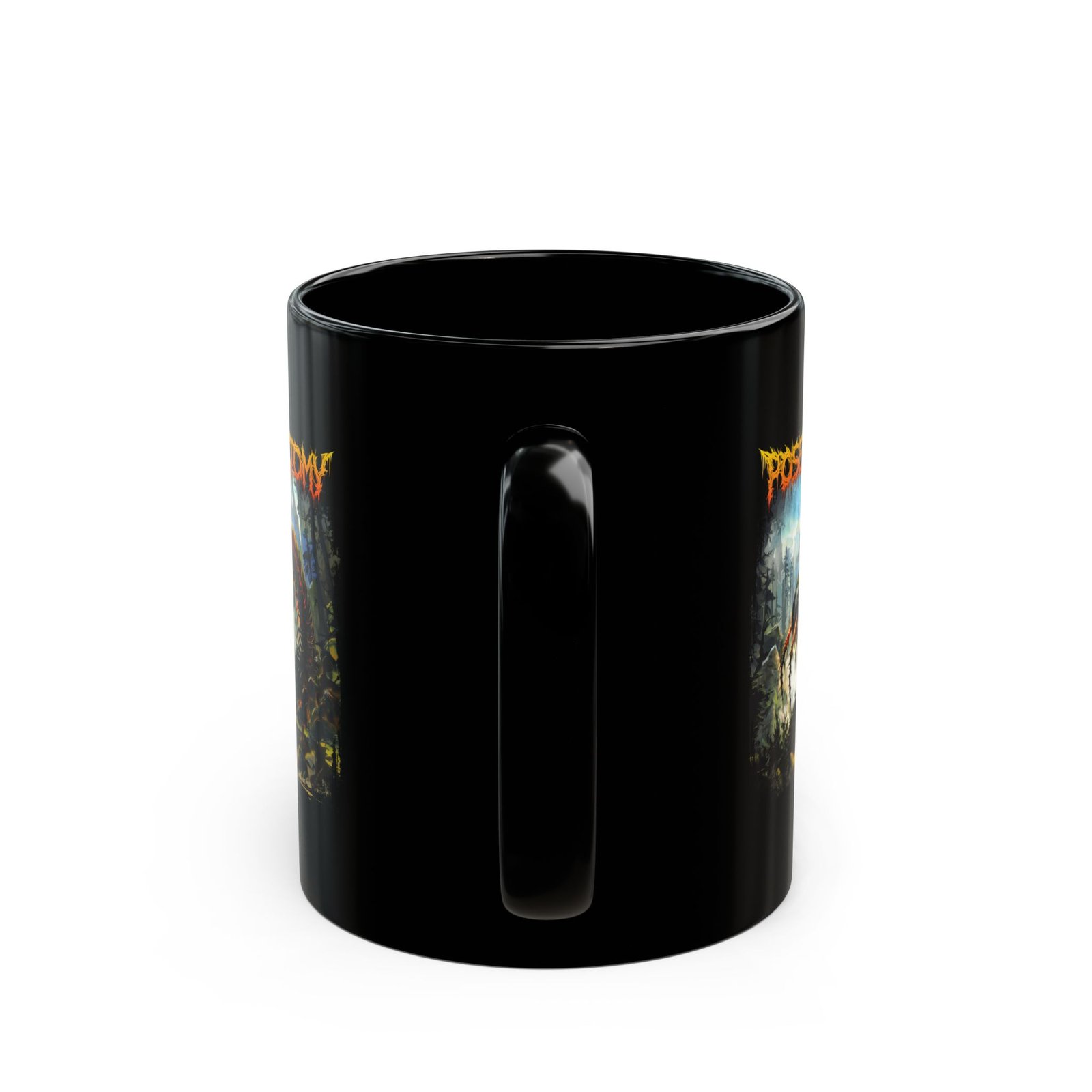 Poserectomy - Experimentation (Broken Curfew Records) 11oz Black Mugs - Image 4