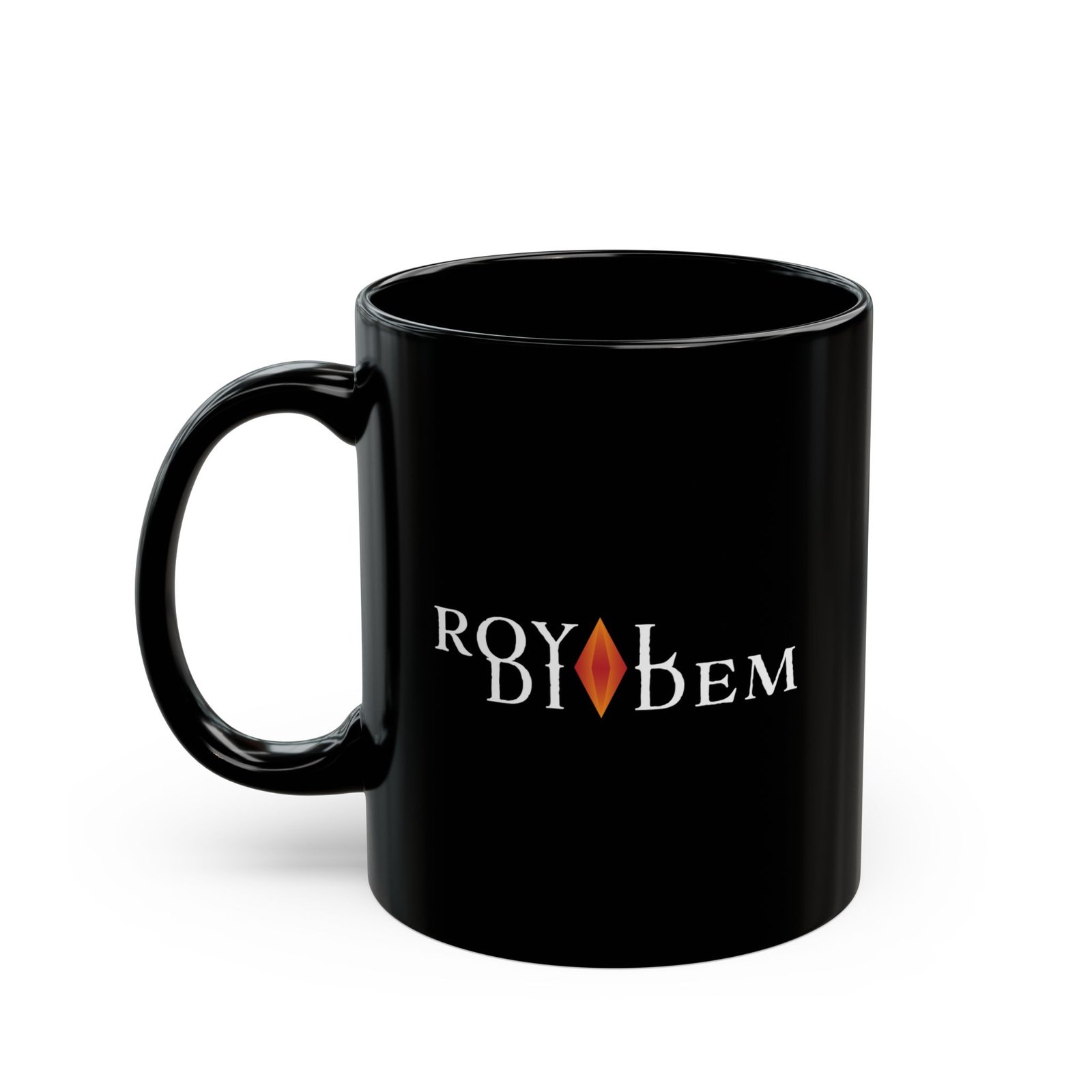 Royal Diadem Logo 11oz Black Mugs