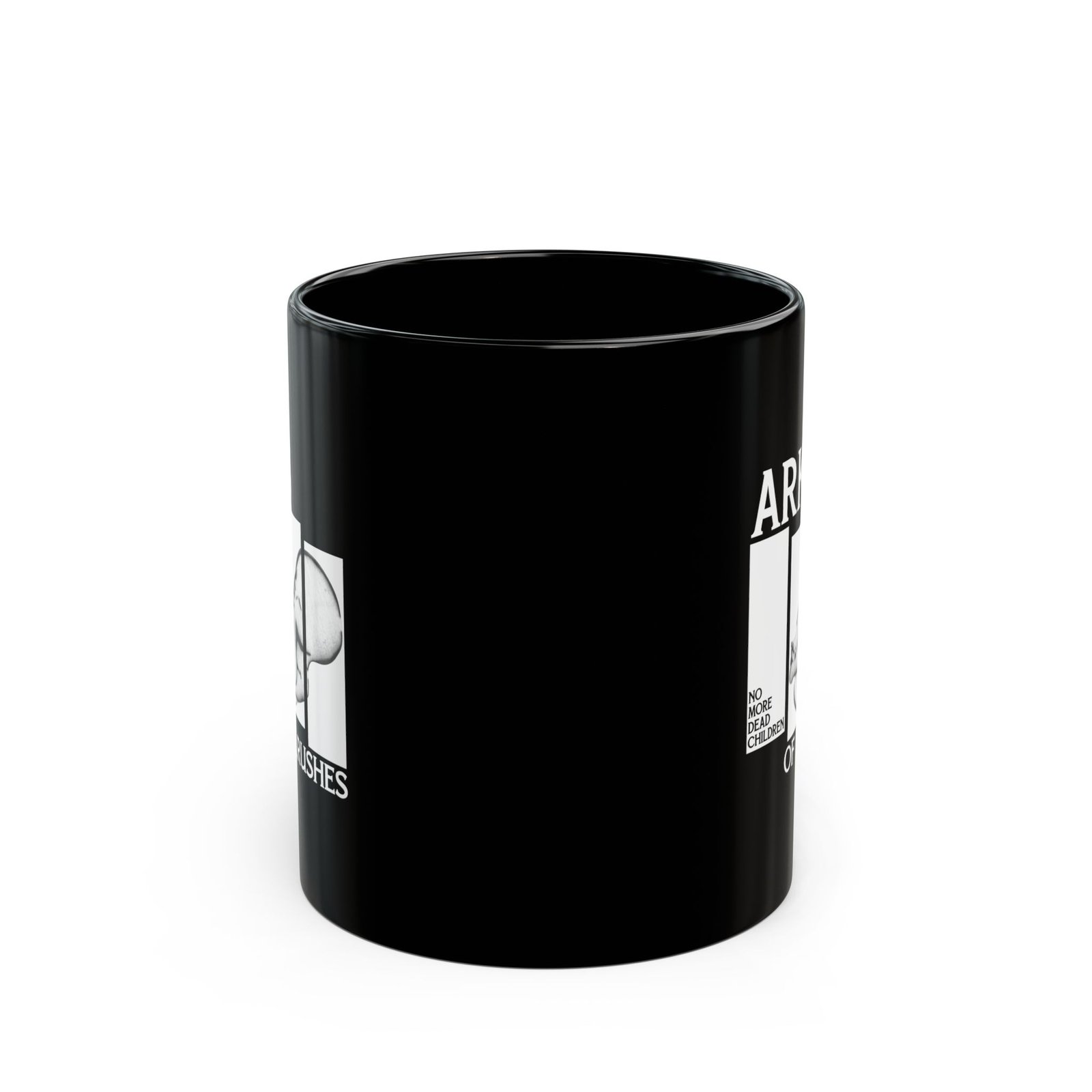 Arks Of Bulrushes NMDC 11oz Black Mugs - Image 2