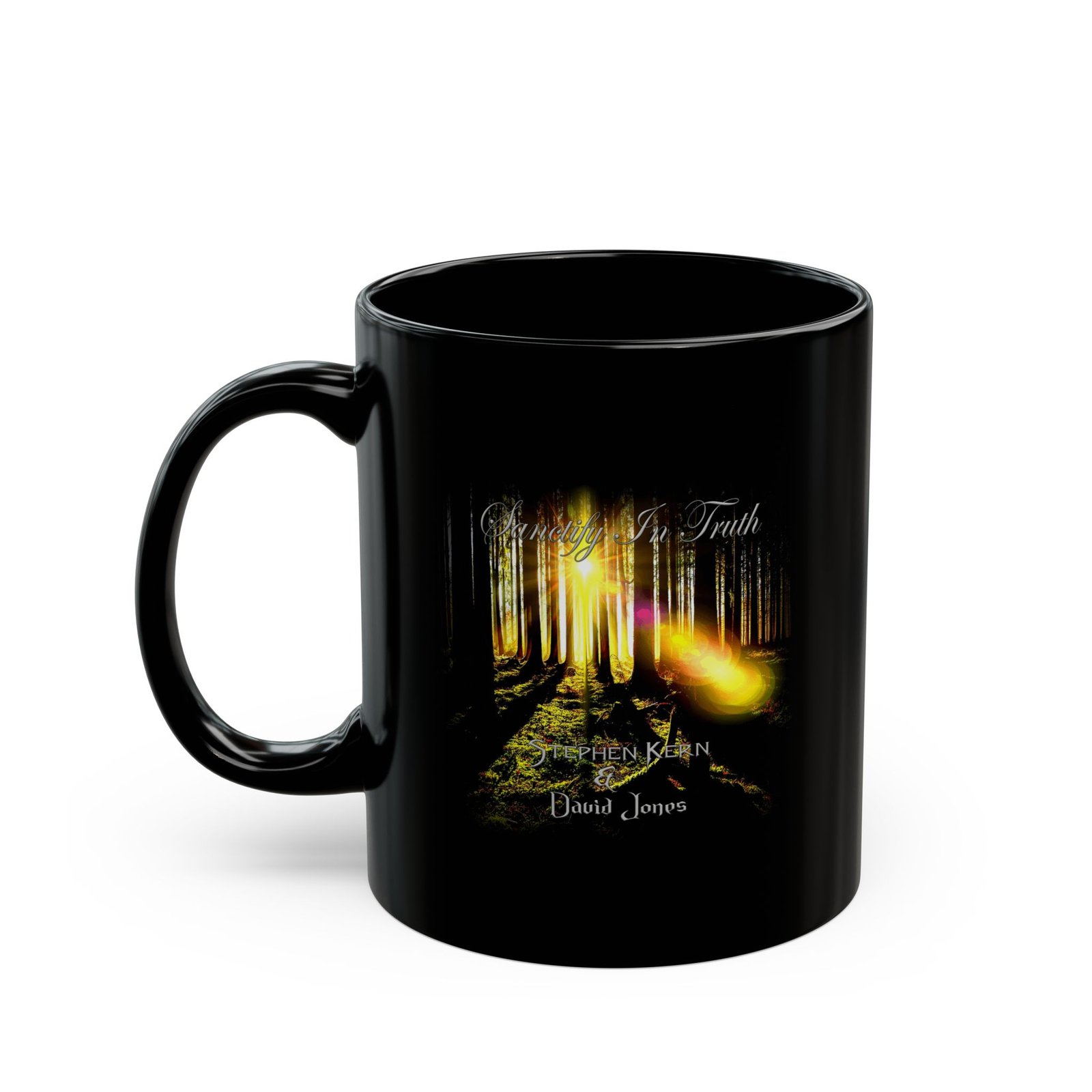 Stephen Kern - Sanctify In Truth 11oz Black Mugs