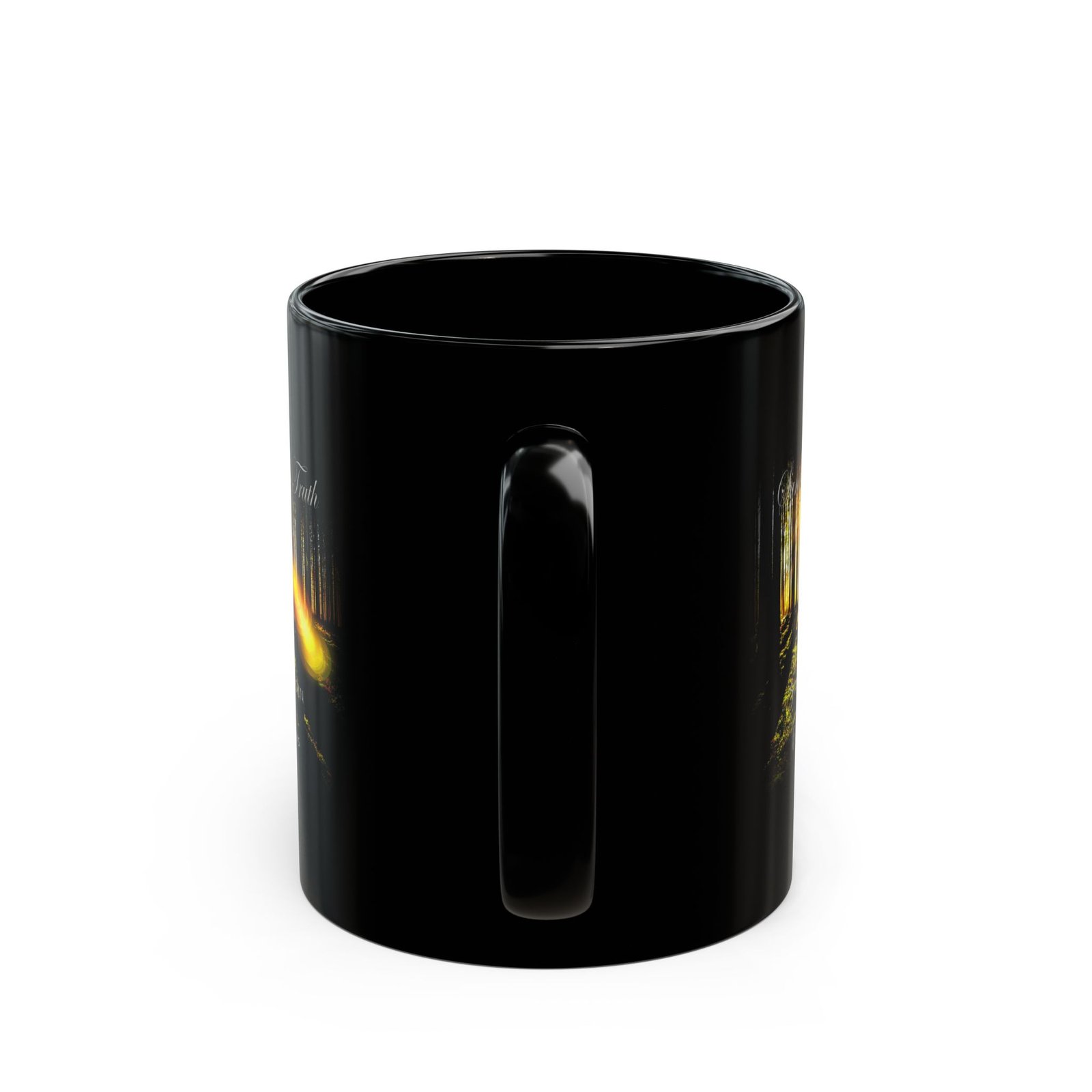 Stephen Kern - Sanctify In Truth 11oz Black Mugs - Image 4