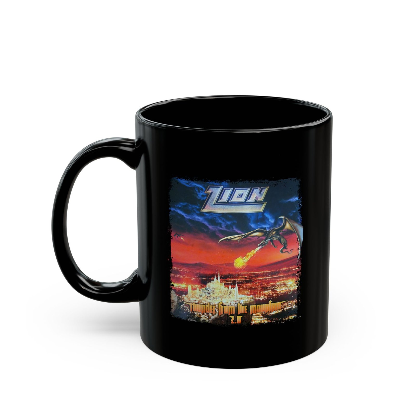 Zion - Thunder From The Mountain 2.0 11oz Black Mugs