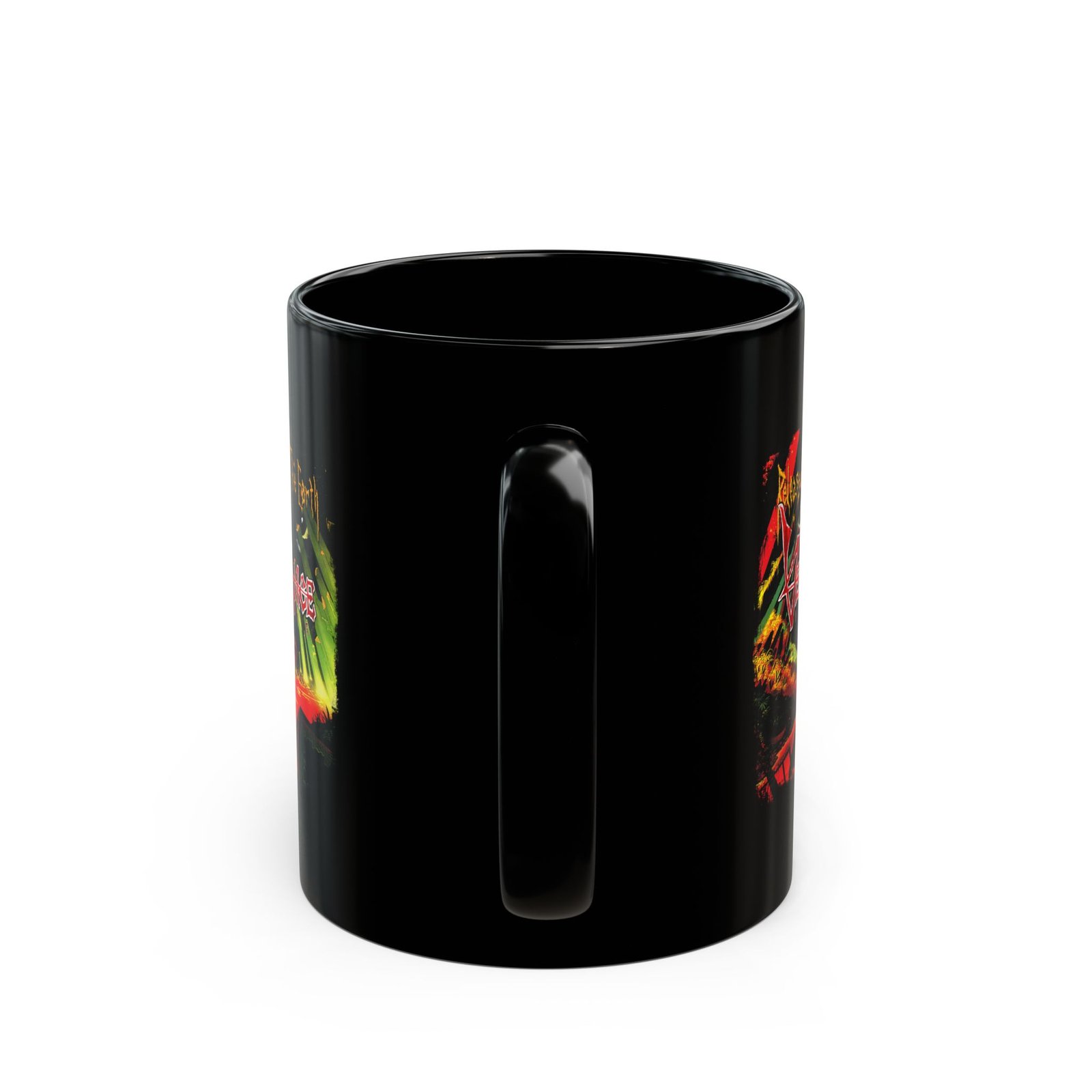 Vengeance Rising - Released Upon The Earth 11oz Black Mugs - Image 4