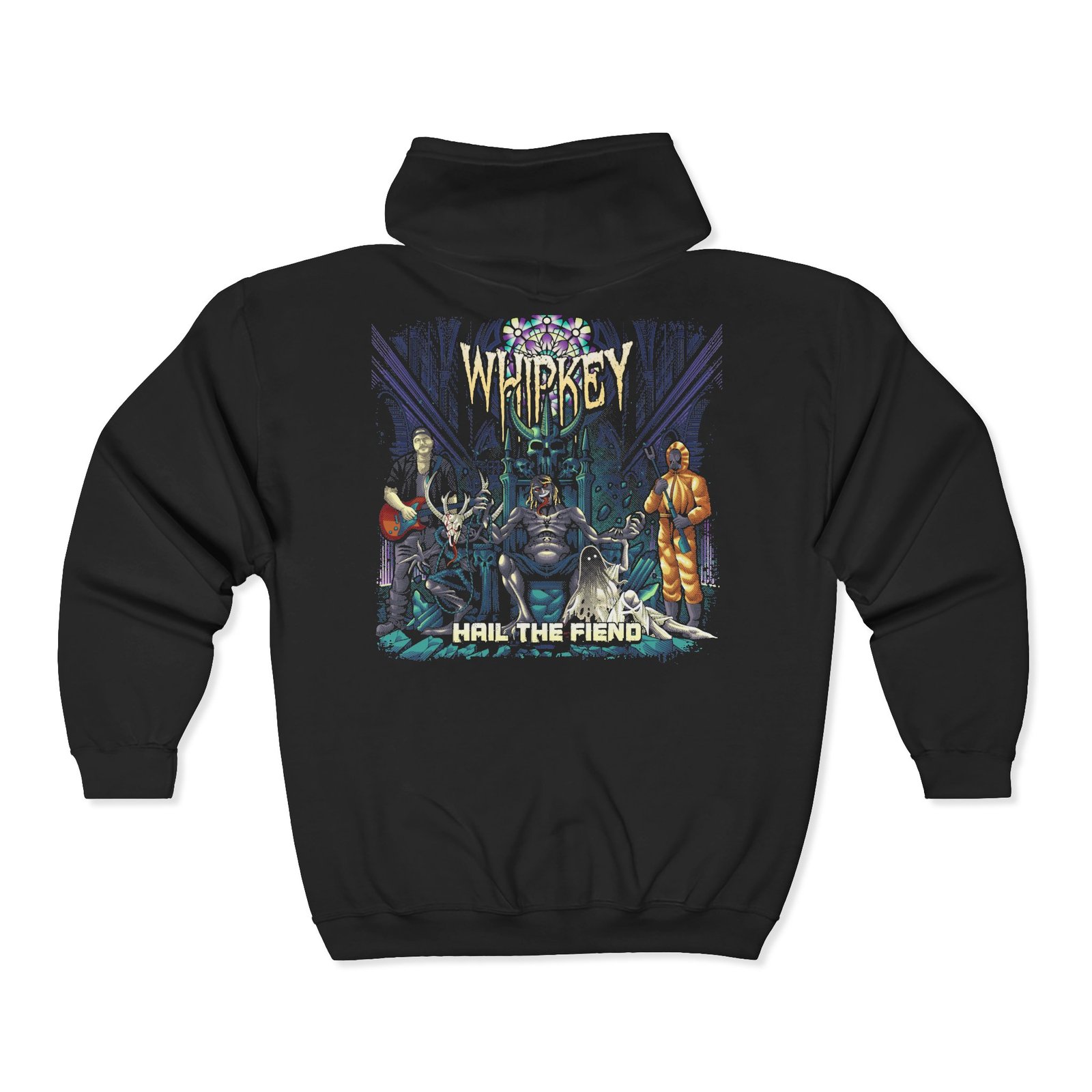 Whipkey - Hail The Fiend Full Zip Hooded Sweatshirt (2-Sided)