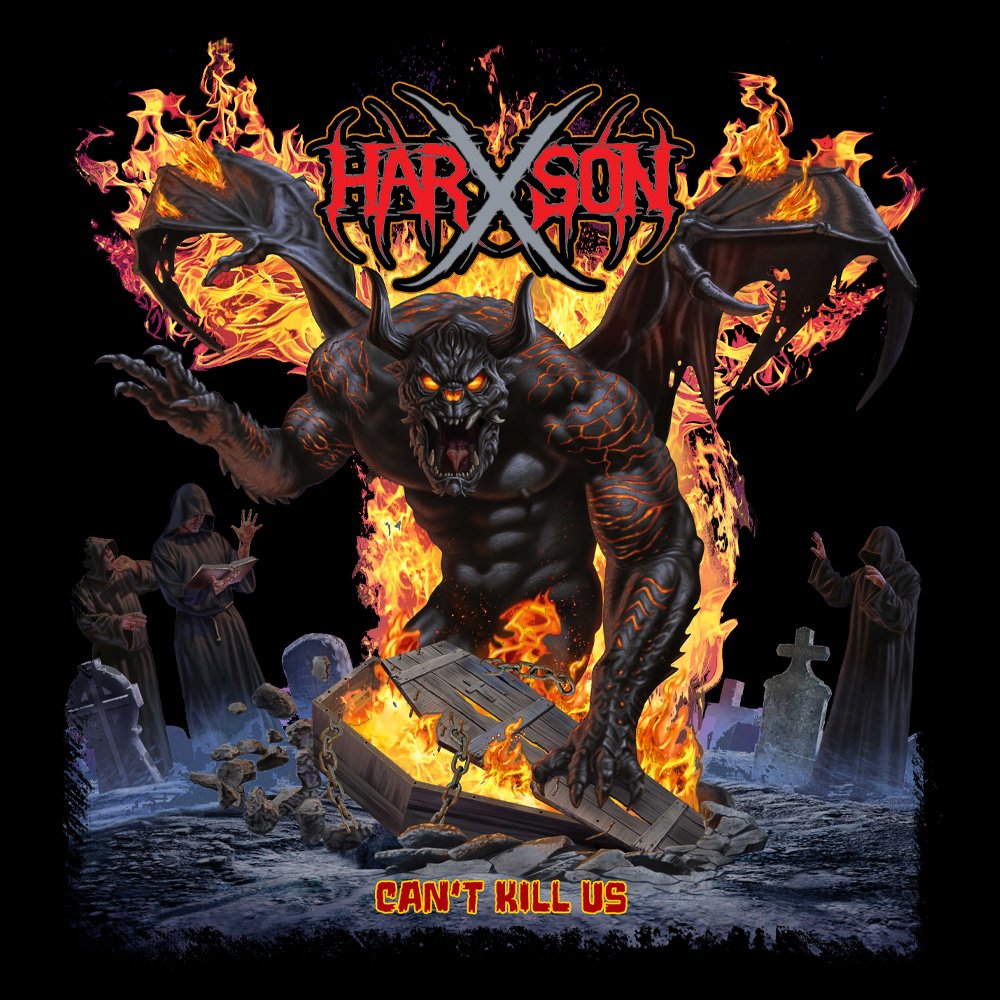 HarXson - Can't Kill Us - Black Denim Printed Patches (2 sizes)