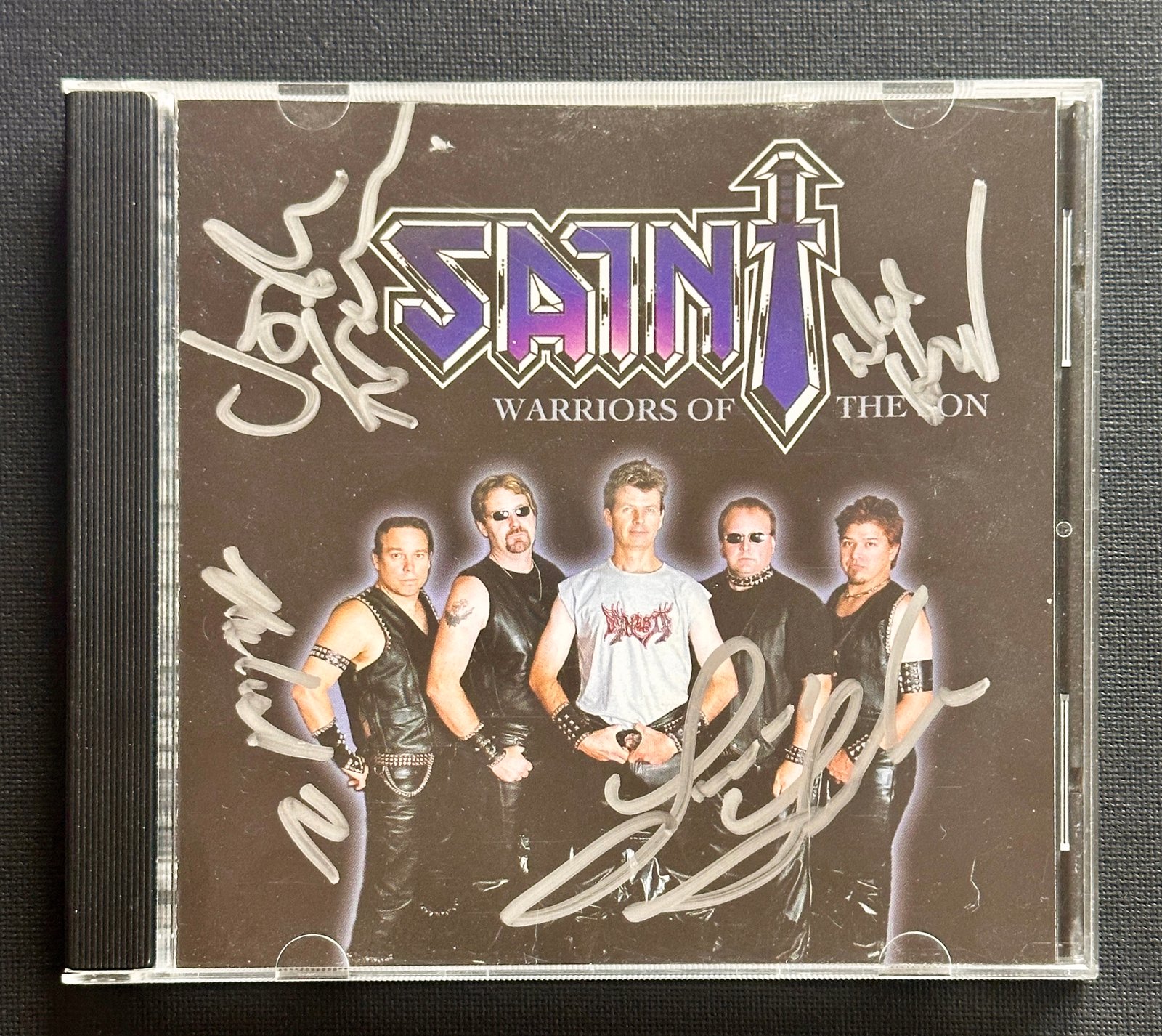 Saint - Warriors of the Son Autographed CD (LB1)