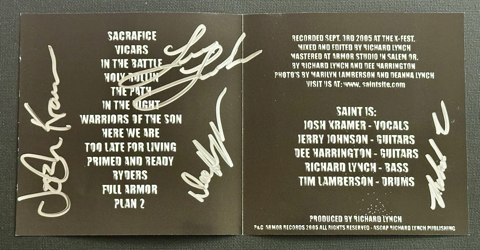 Saint - Live 05 CD (LB1) - Image 2