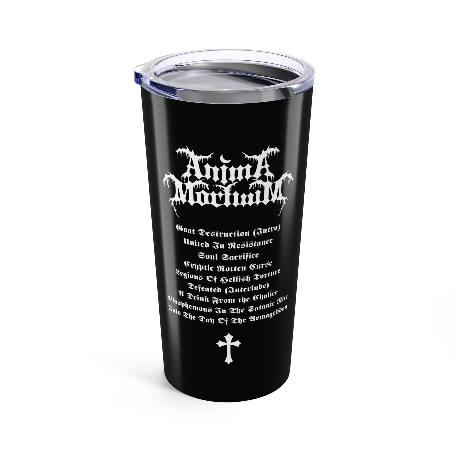 Anima Mortuum - Goat Destruction 20oz Stainless Steel Tumbler - Image 4