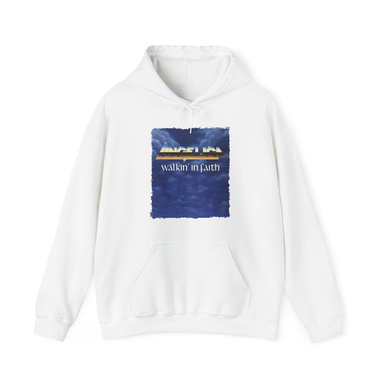 Angelica - Walkin' In Faith Pullover Hooded Sweatshirt