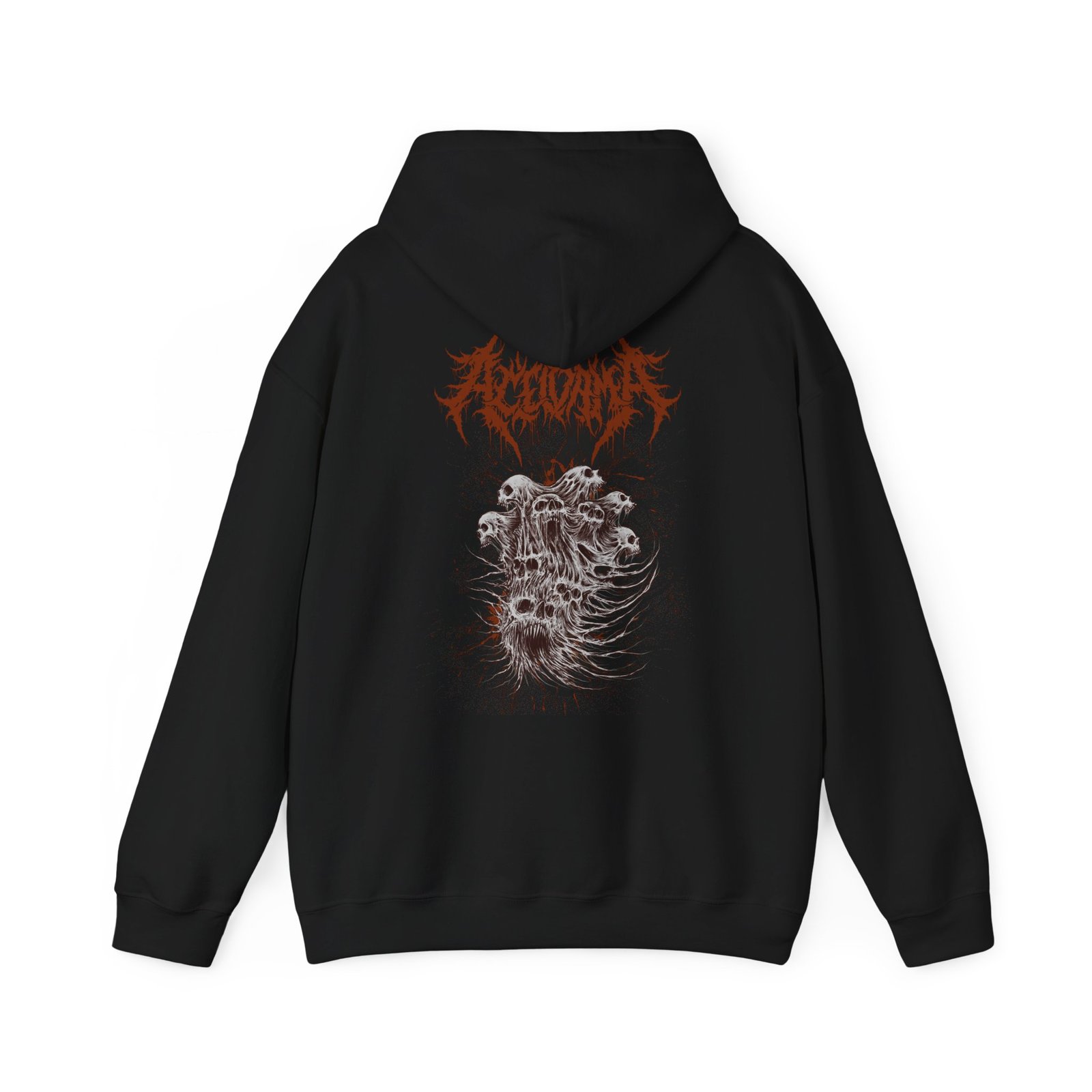 Aceldama Skulls Pullover Hooded Sweatshirt (2-Sided) - Image 2