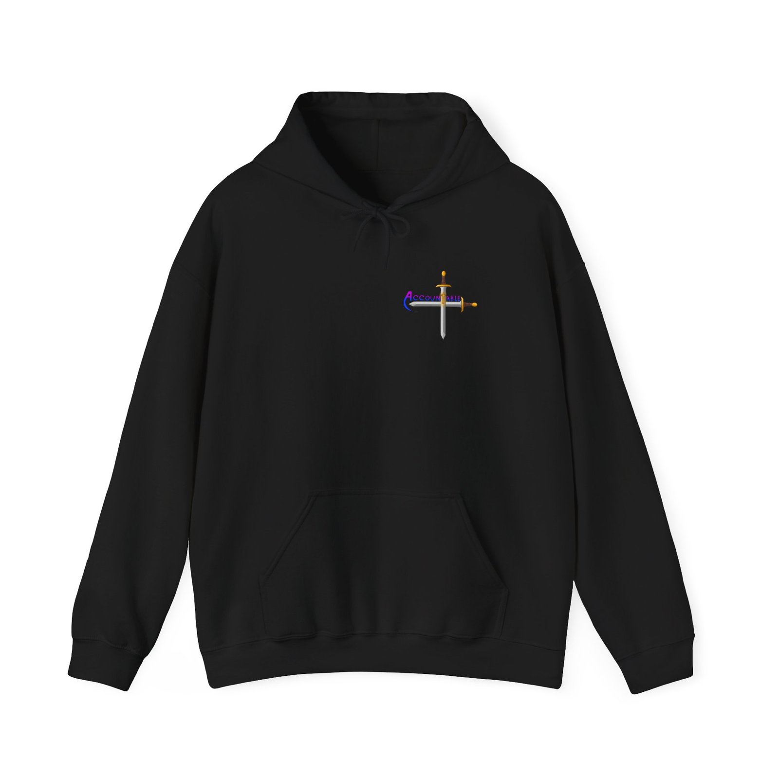 Accountable Pullover Hooded Sweatshirt (2-Sided)