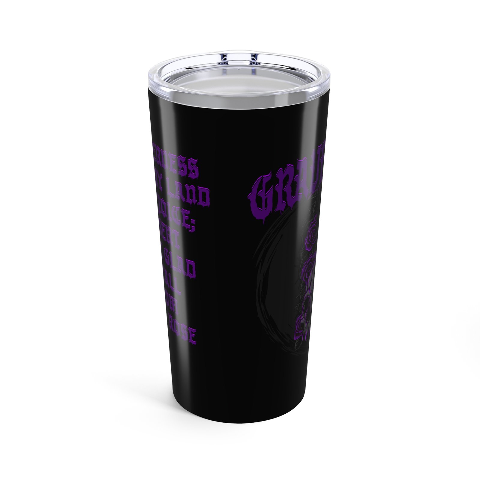 Grave Robber - Black Roses 20oz Stainless Steel Tumbler - Image 3