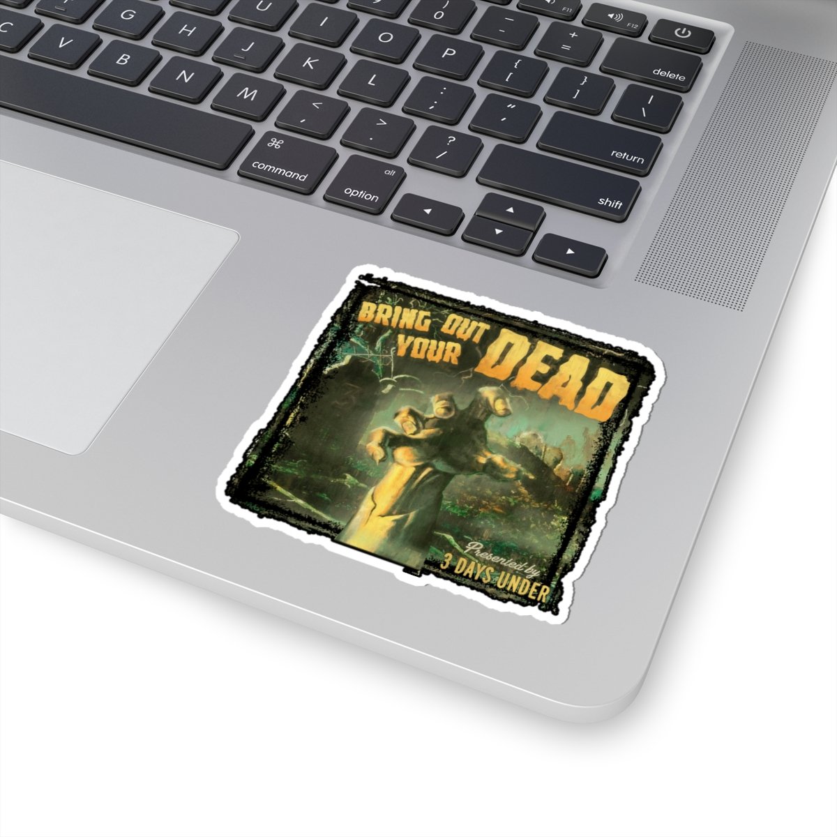 3 Days Under Logo Die Cut Stickers - Image 8