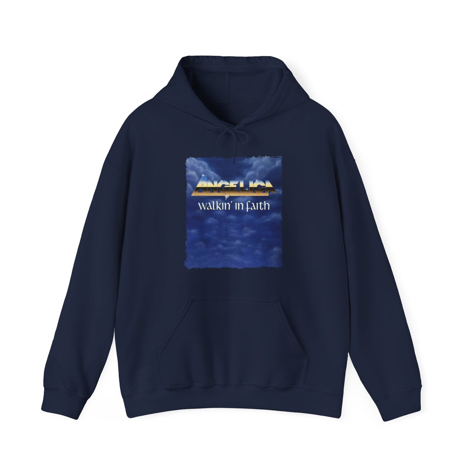 Angelica - Walkin' In Faith Pullover Hooded Sweatshirt - Image 7