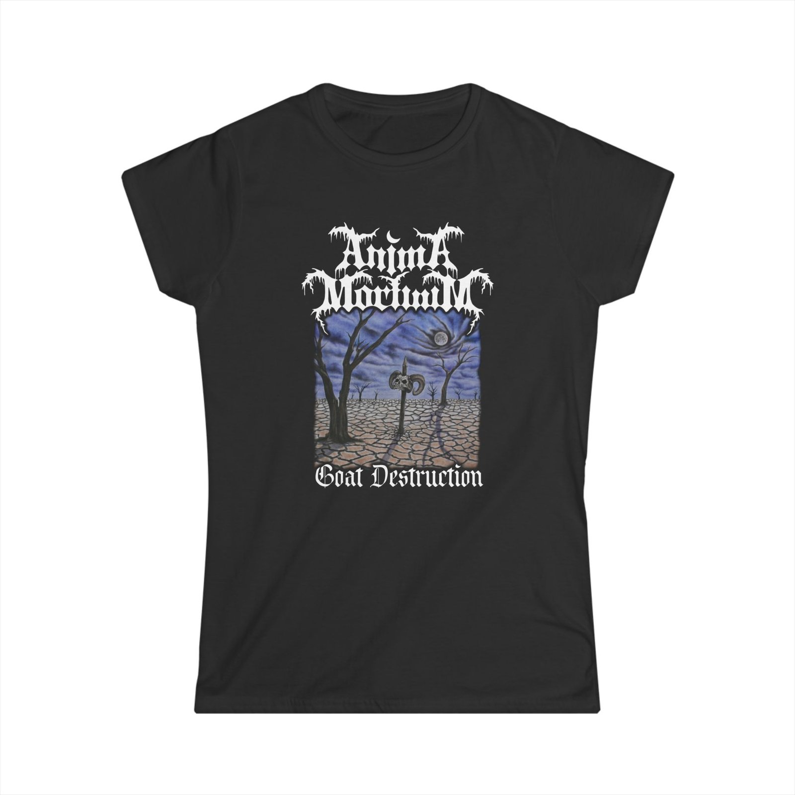 Anima Mortuum - Goat Destruction Women's Tshirt (2-Sided)