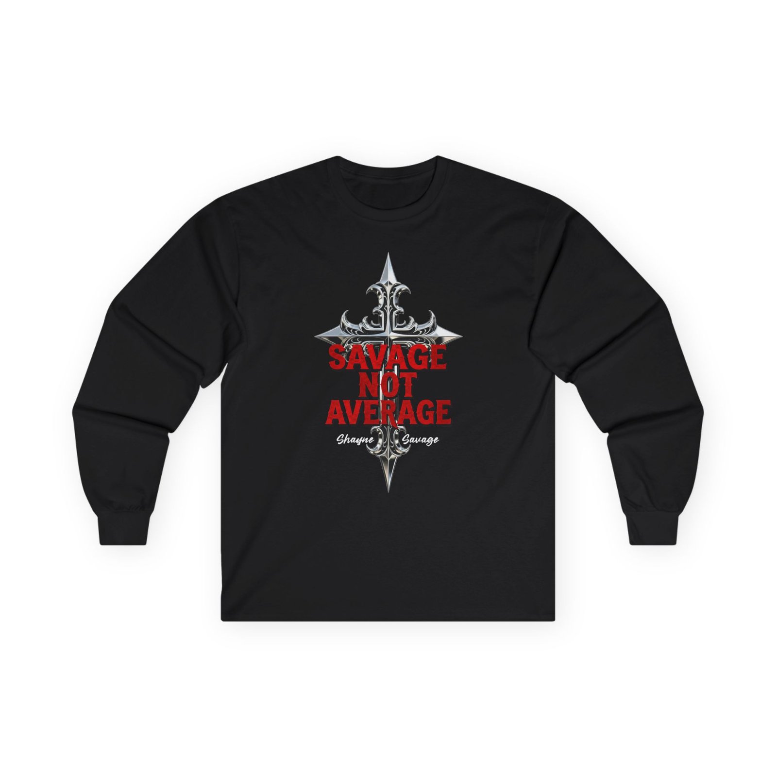 Shayne Savage - Not Average Long Sleeve Tshirt