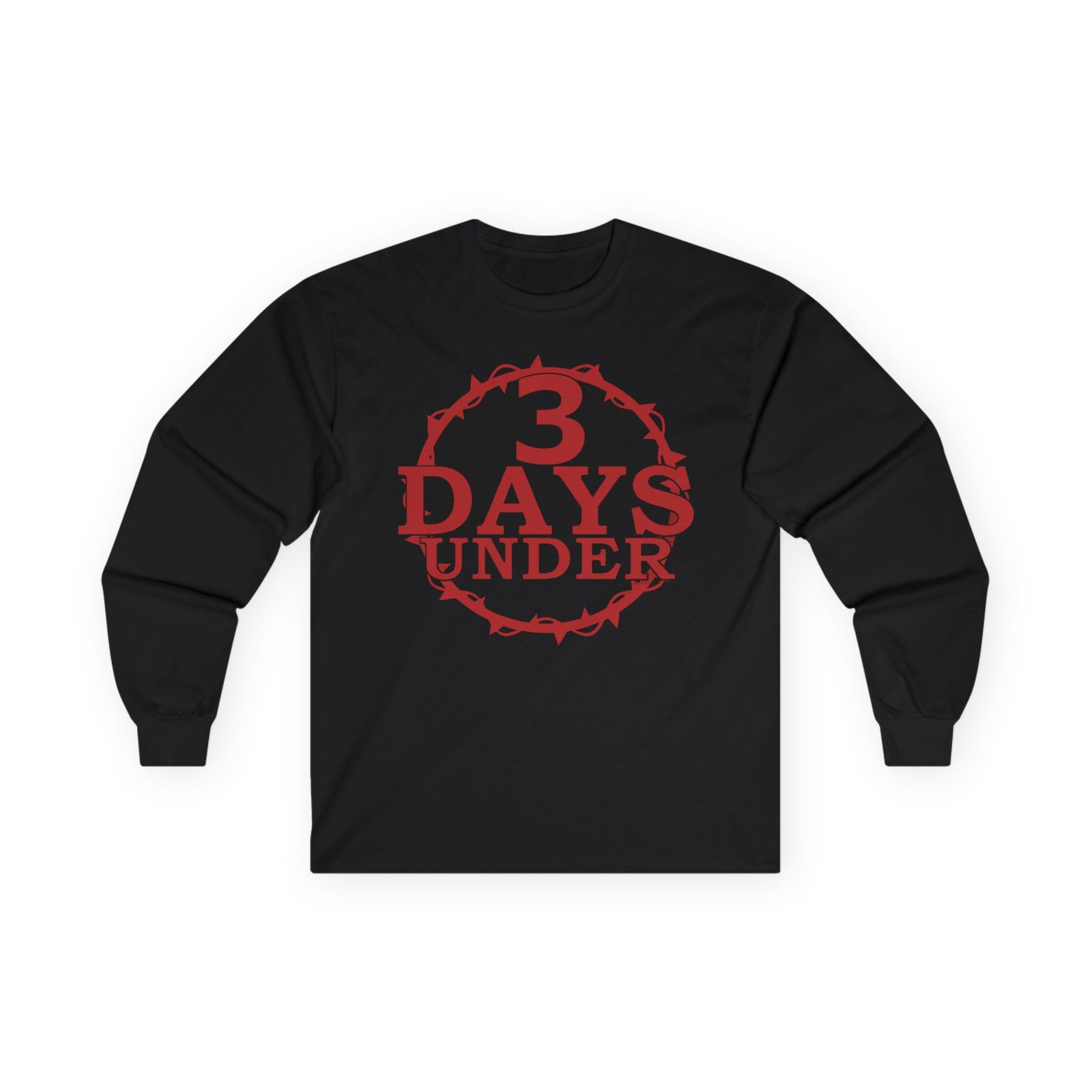 3 Days Under Logo Long Sleeve Tshirt