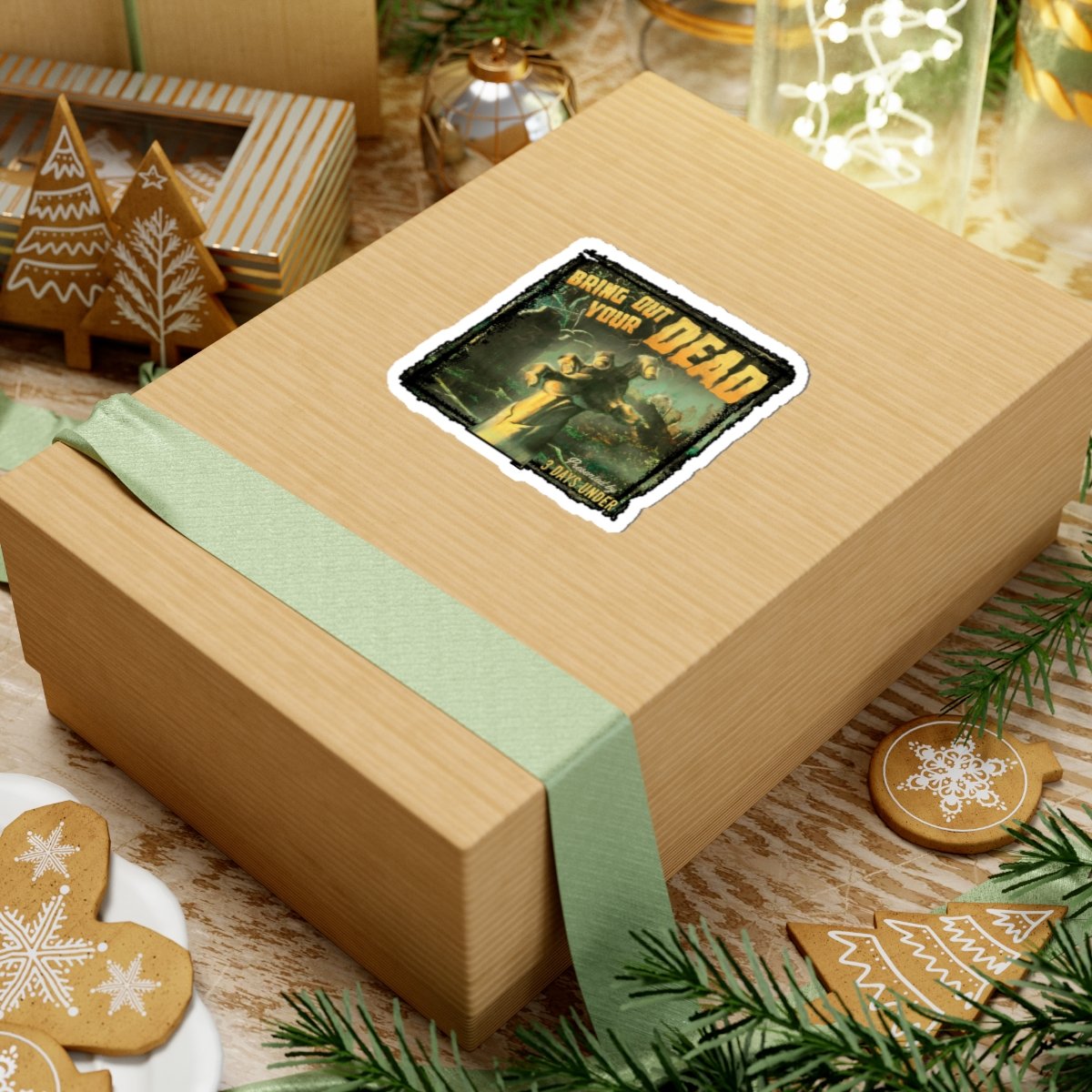 3 Days Under Logo Die Cut Stickers - Image 9