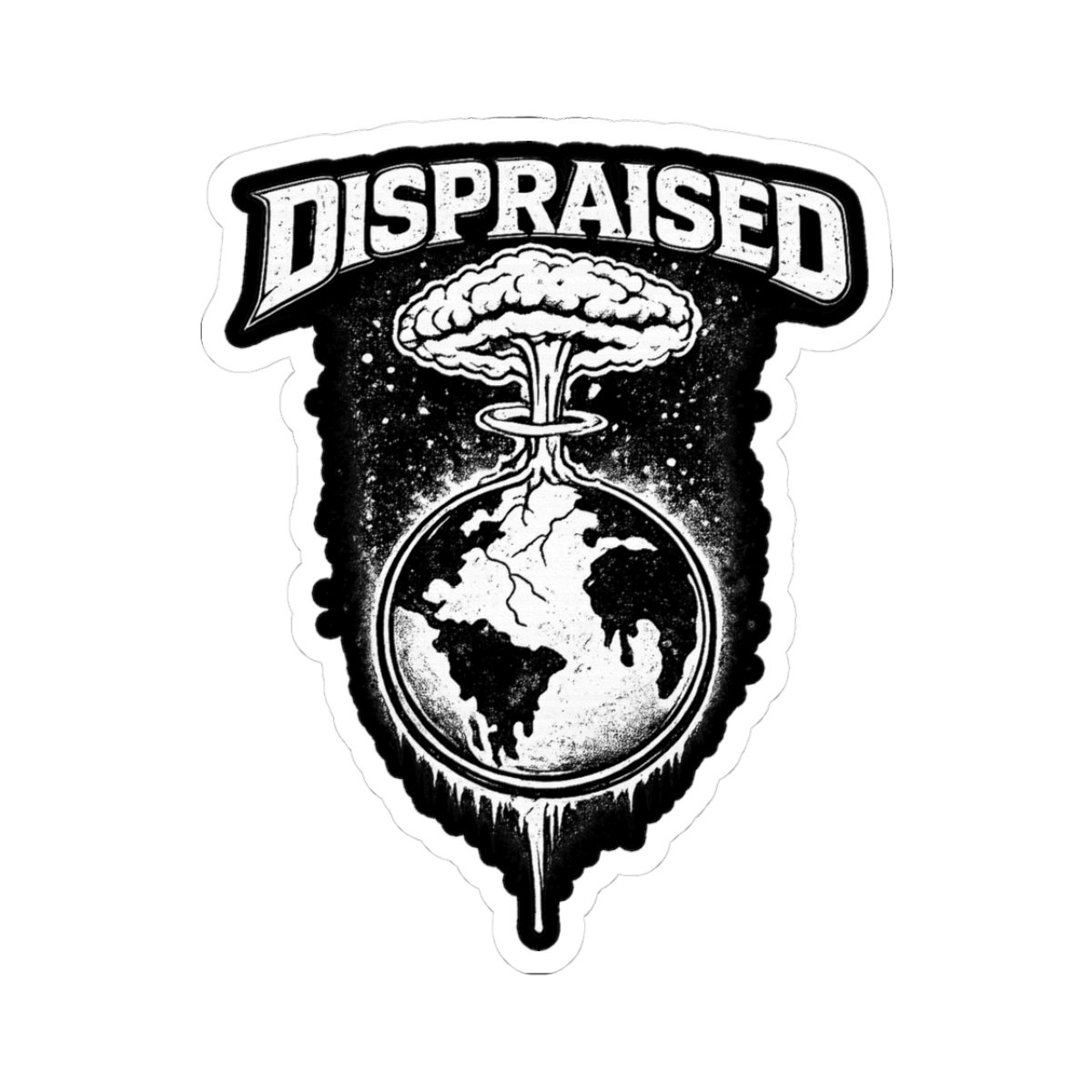 Dispraised - Nuke It All Die Cut Stickers - Image 7