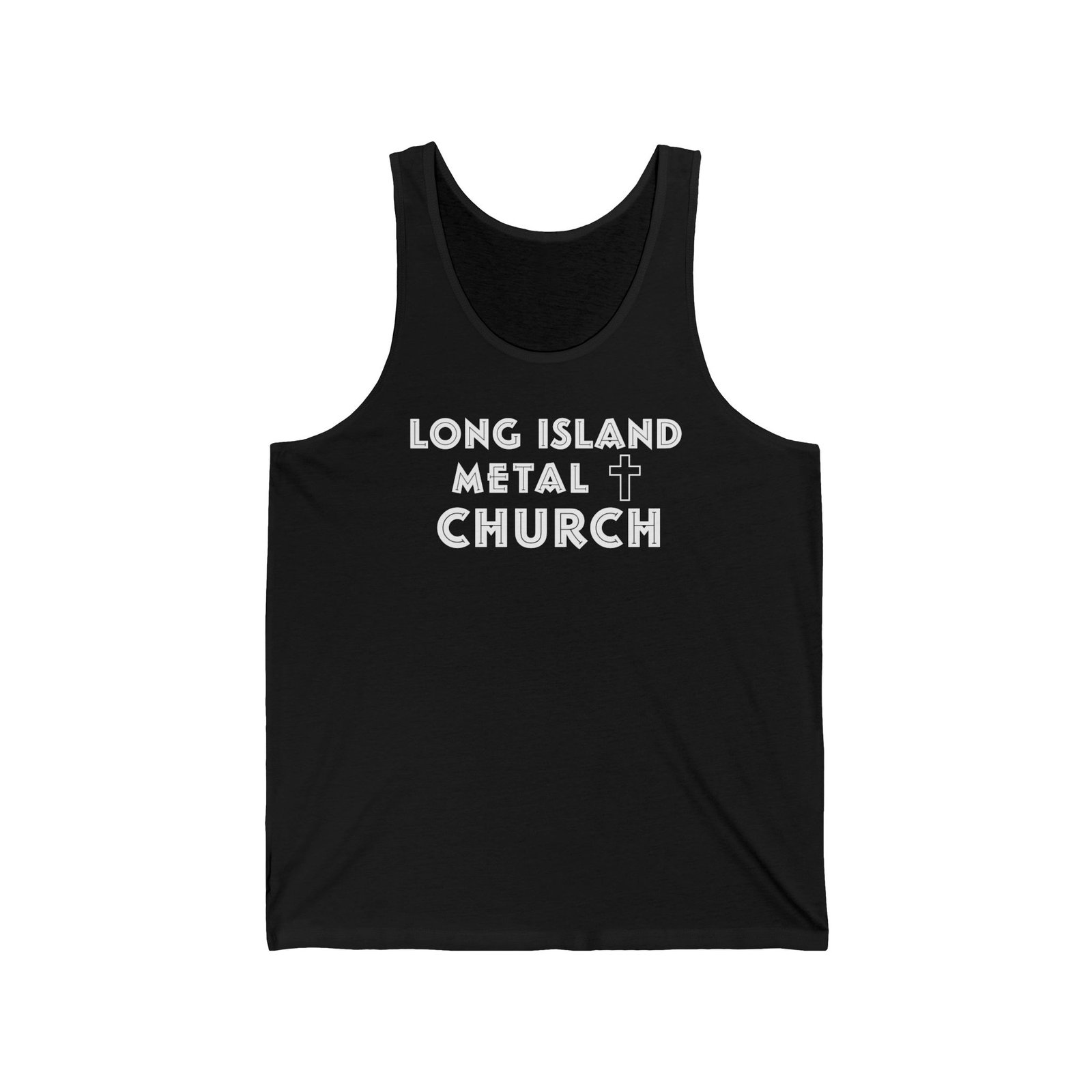 Long Island Metal Church Unisex Jersey Tank Top