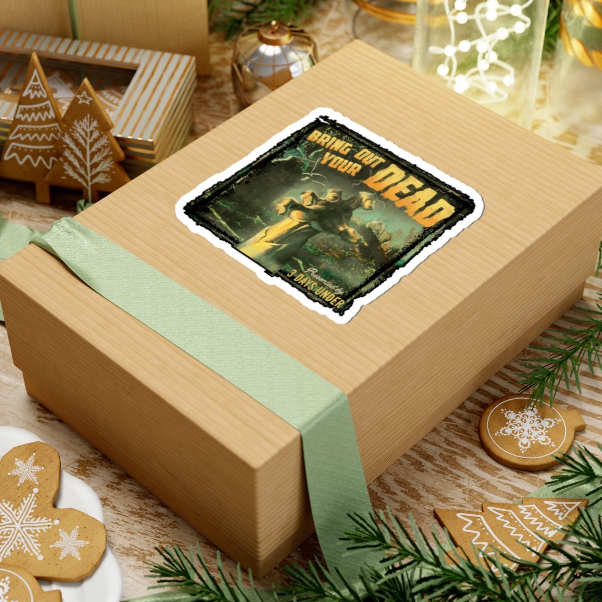 3 Days Under Logo Die Cut Stickers - Image 12