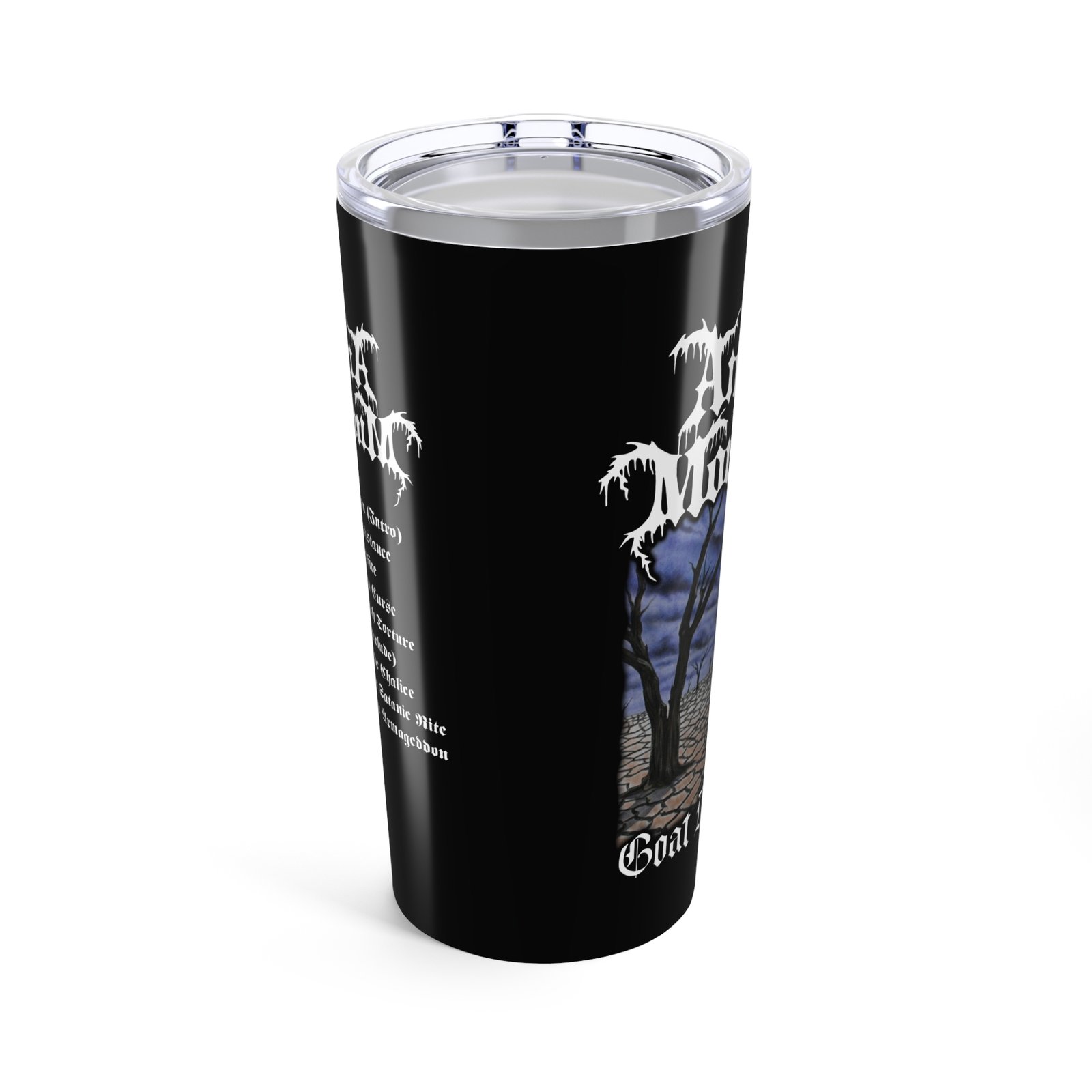 Anima Mortuum - Goat Destruction 20oz Stainless Steel Tumbler - Image 3